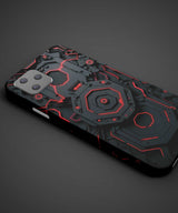 Red Hexagonal Mobile Case - PopCase