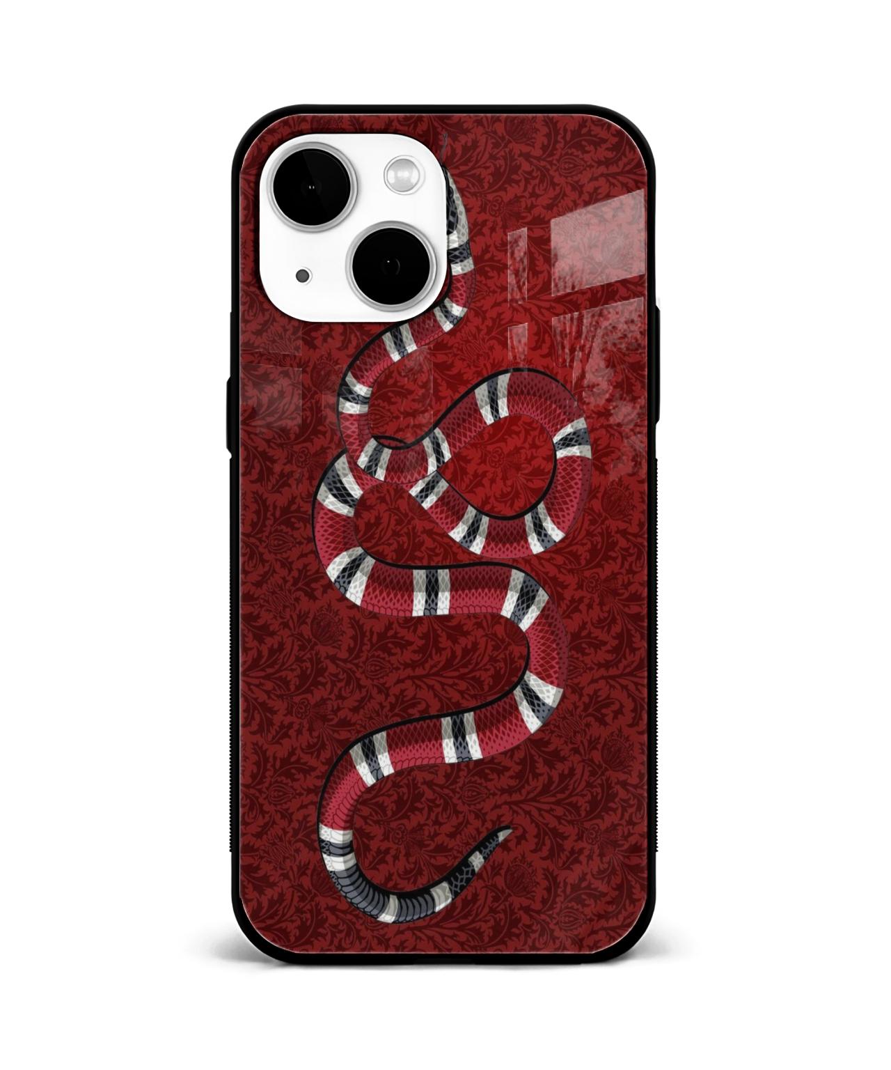 Red Snake Elegance Phone Case 1