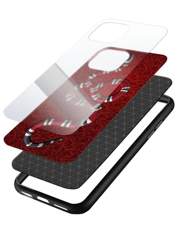 Red Snake Elegance Phone Case 3