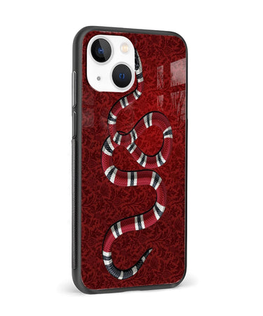 Red Snake Elegance Phone Case 4