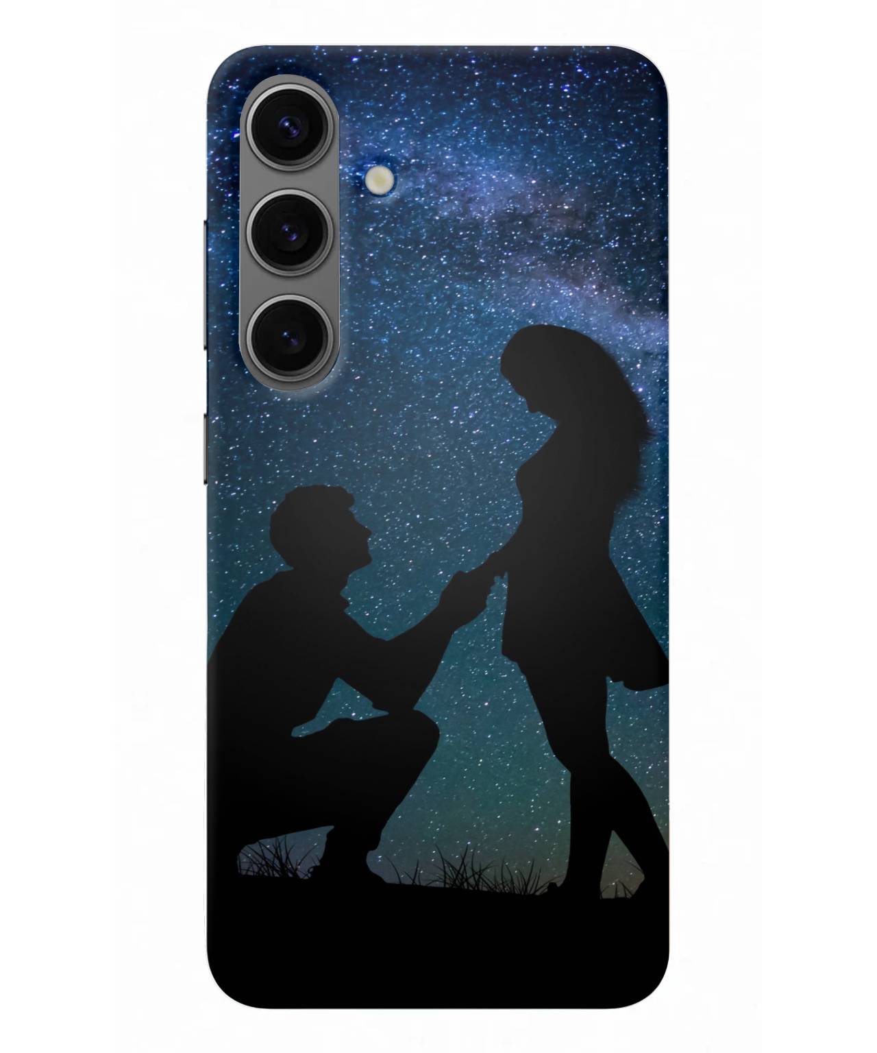 Romantic Proposal Night Sky Samsung s24 plus Mobile Case and Cover 1