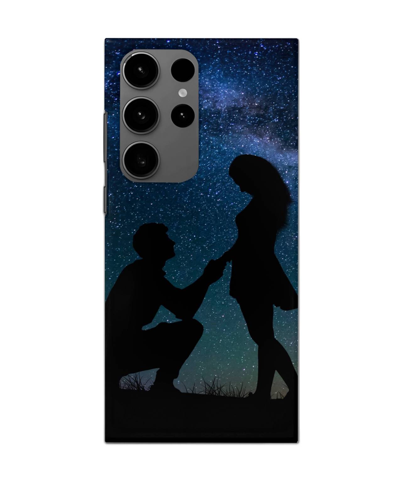 Romantic Proposal Night Sky Samsung s24 ultra Mobile Case and Cover 1