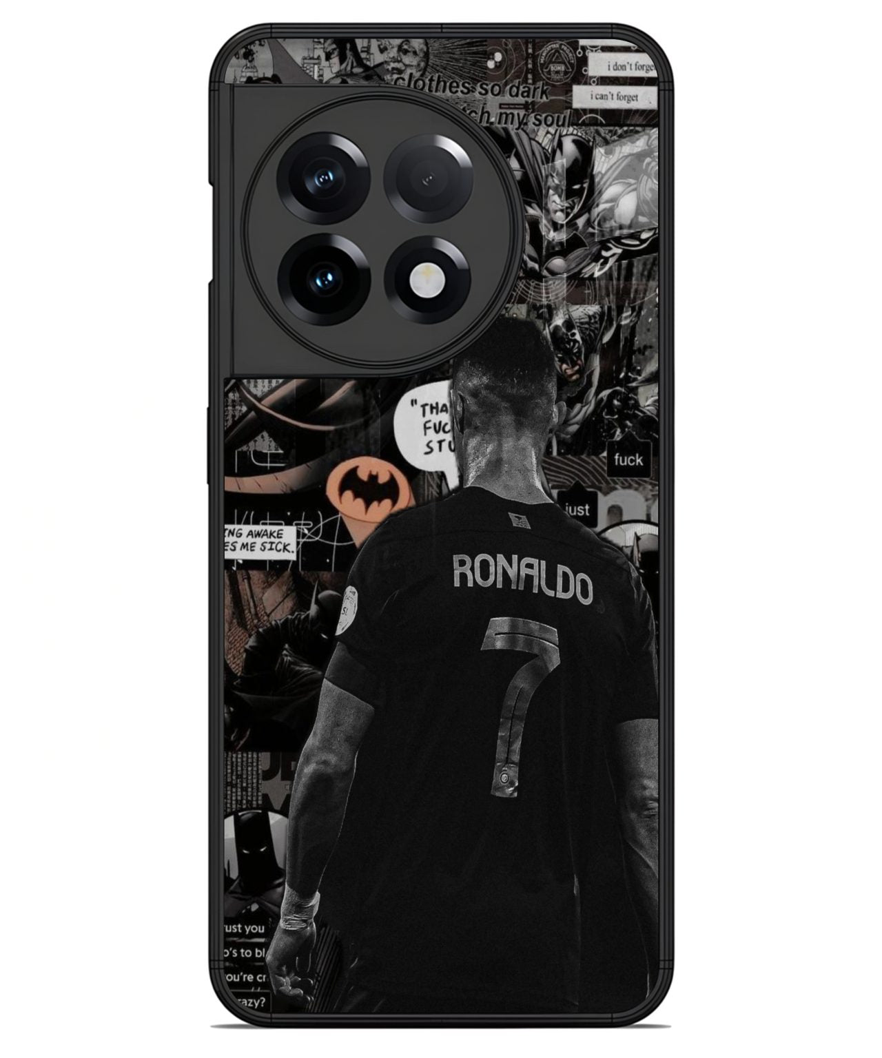 Ronaldo Black Collage Phone Case for OnePlus 11R 1