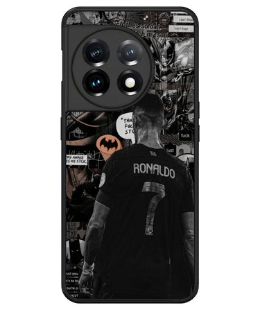 Ronaldo Black Collage Phone Case for OnePlus 11 1