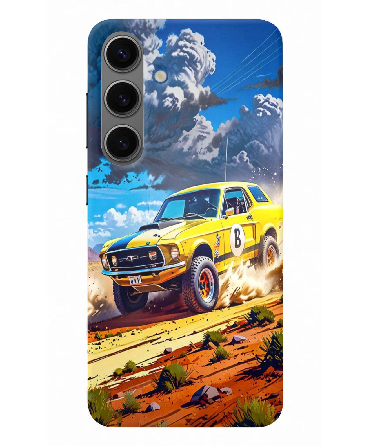 Rugged Adventurous Car Mobile Cover for Samsung s24 plus 1