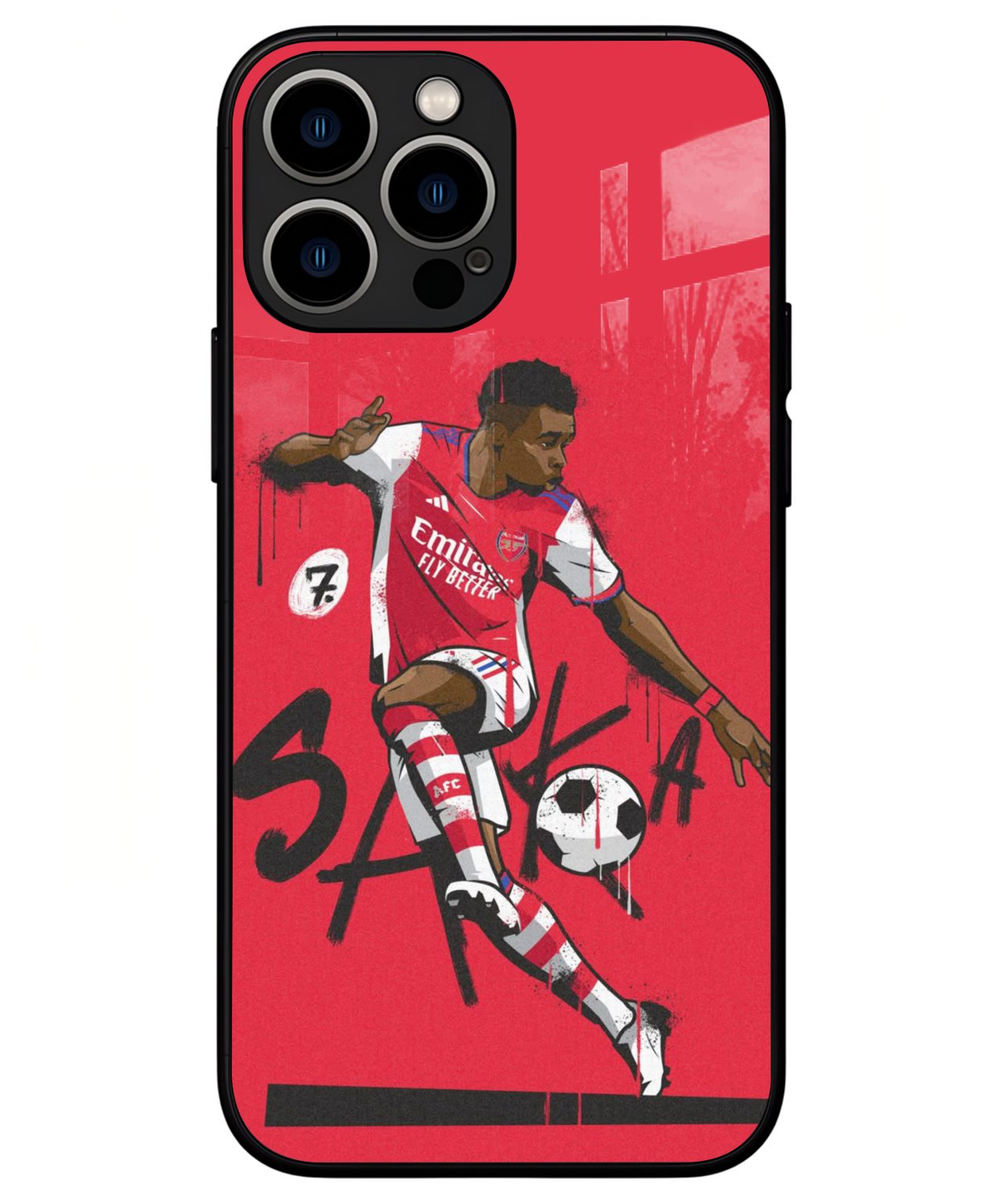 Saka Arsenal Tribute Case for iphone 13 pro max back cover 1