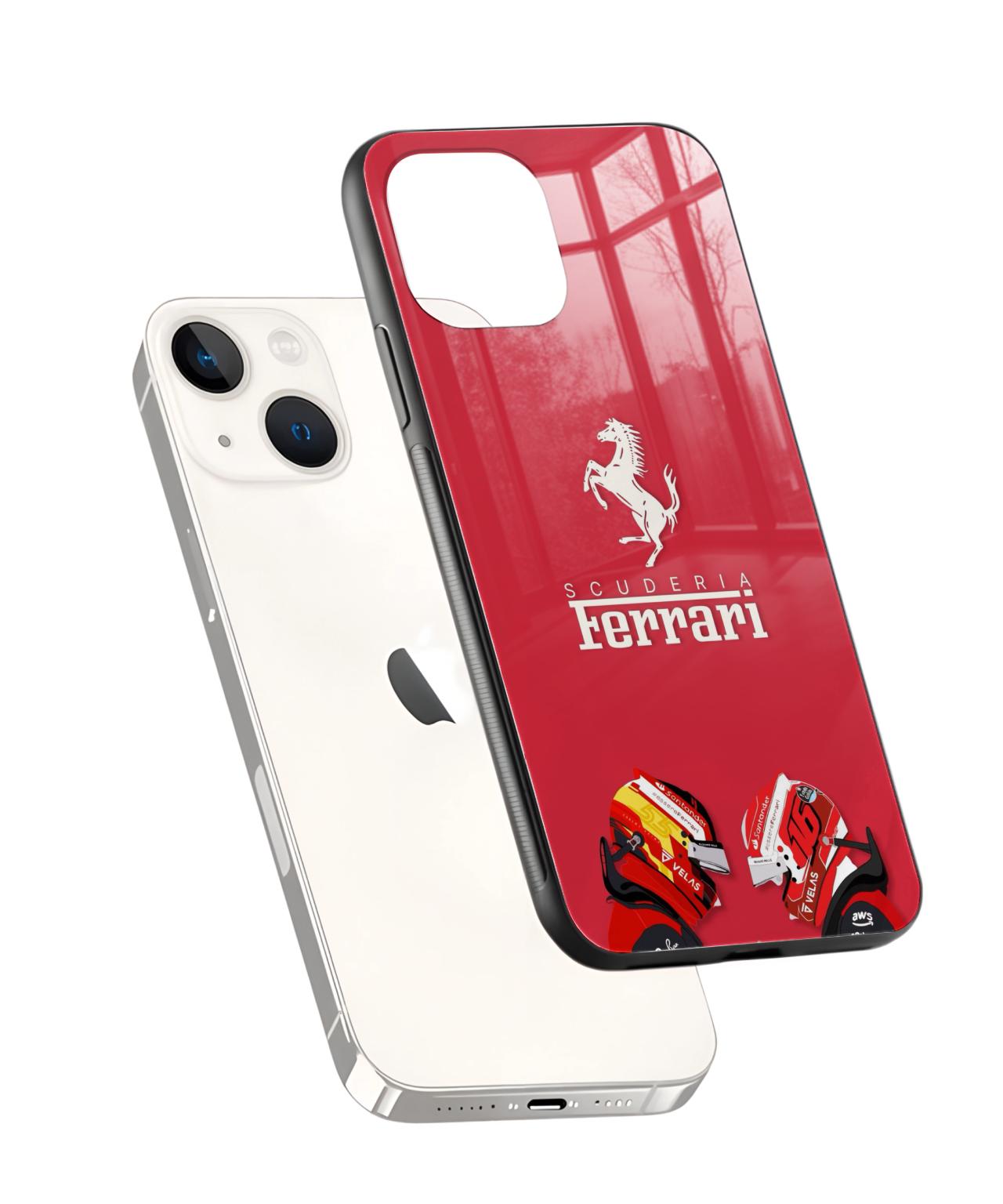 Scuderia Ferrari Sublimation Glass Case 2