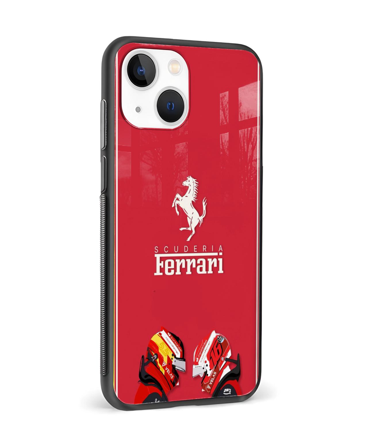 Scuderia Ferrari Sublimation Glass Case 4