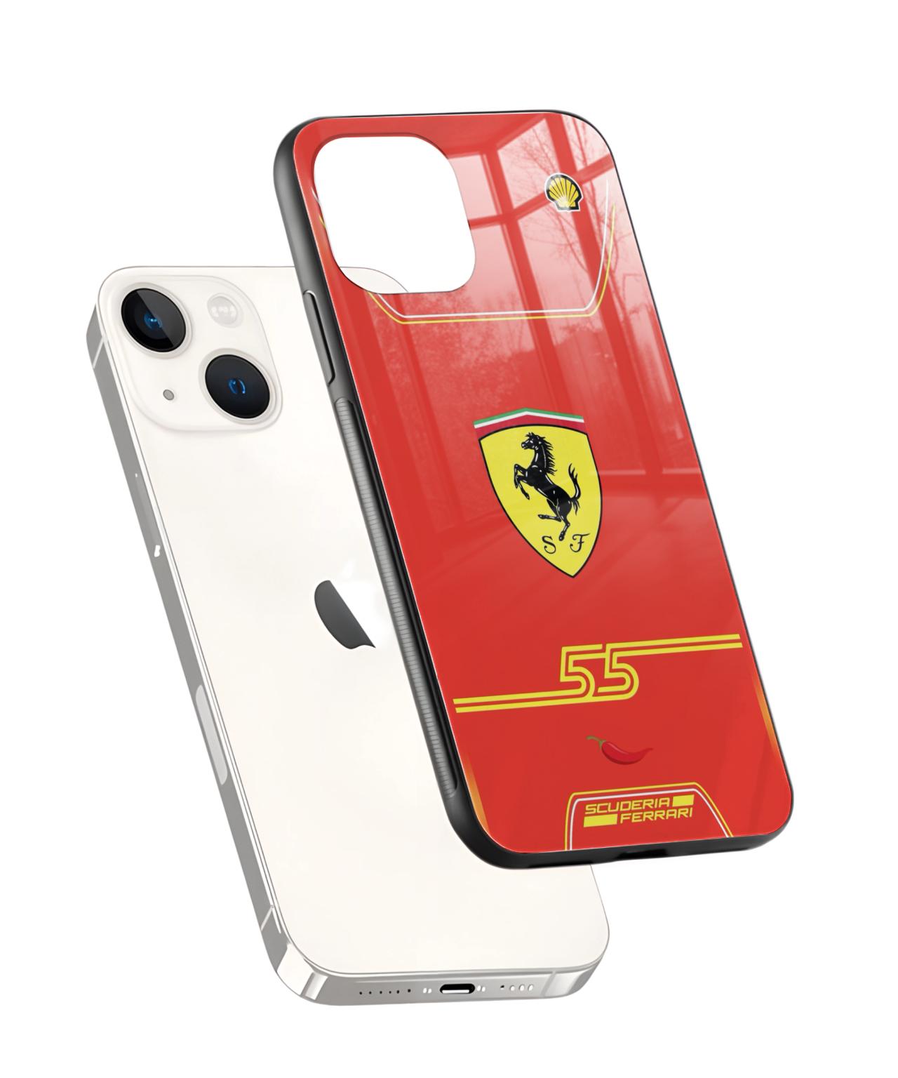 Scuderia Ferrari 55 Carlos Sainz Phone Case 2