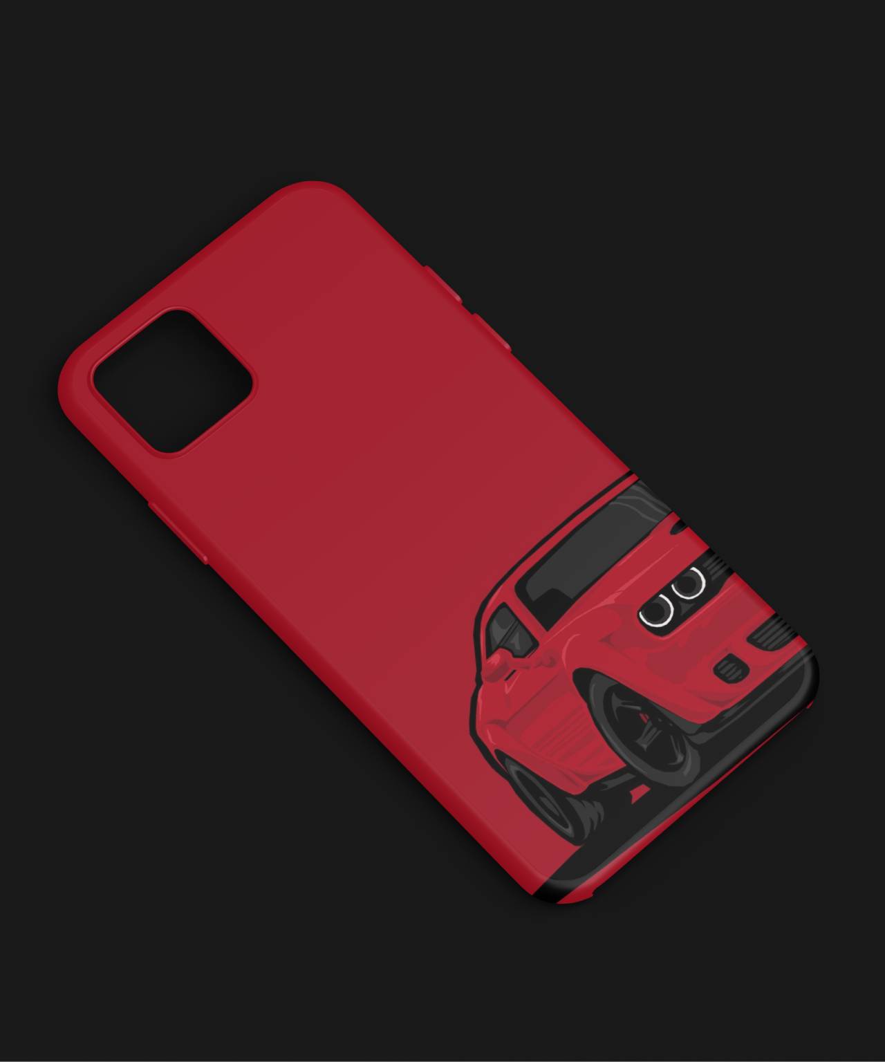 Sleek Red Sports Car Designer Mobile Case & Cover 4