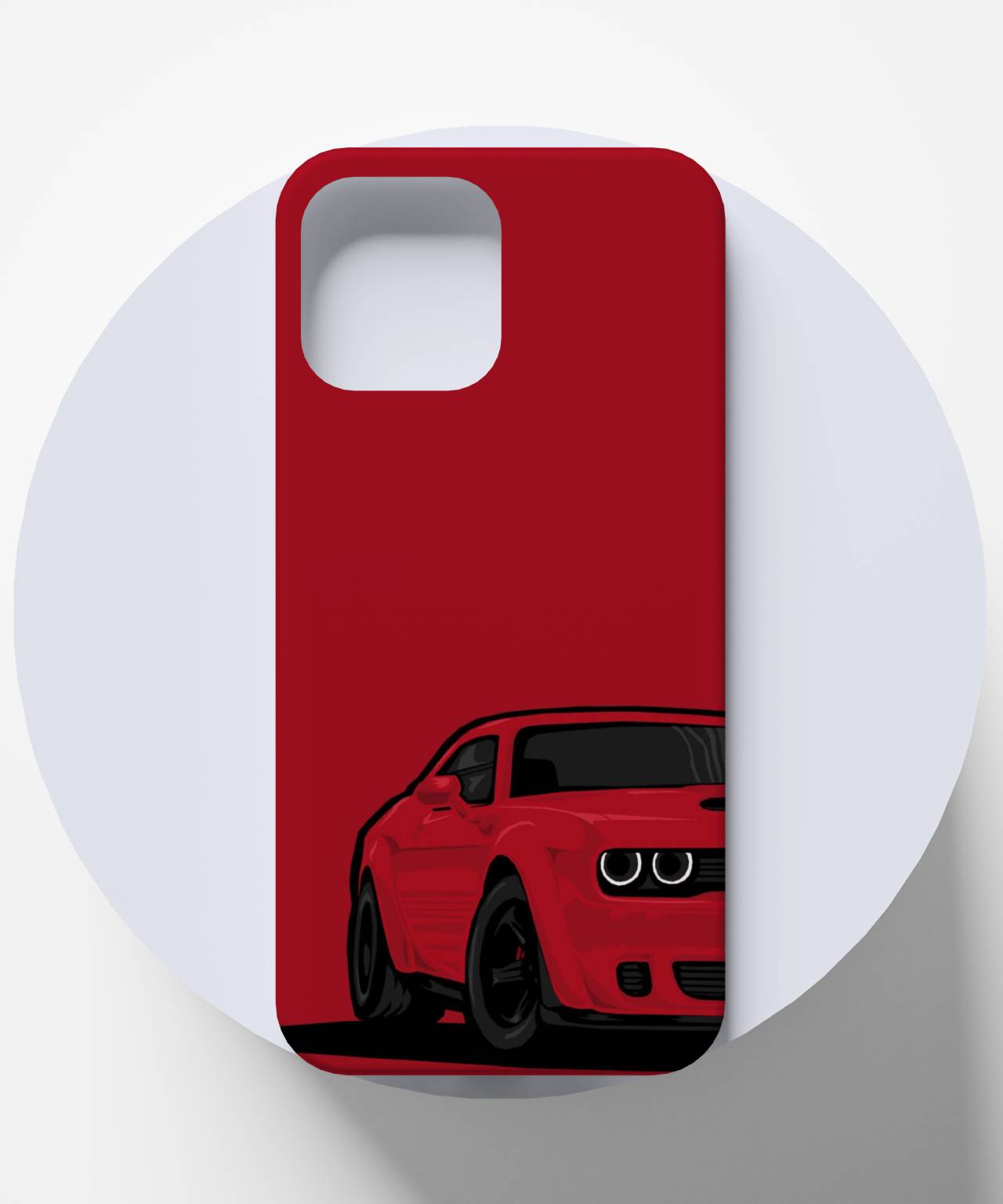 Sleek Red Sports Car Designer Mobile Case & Cover 5