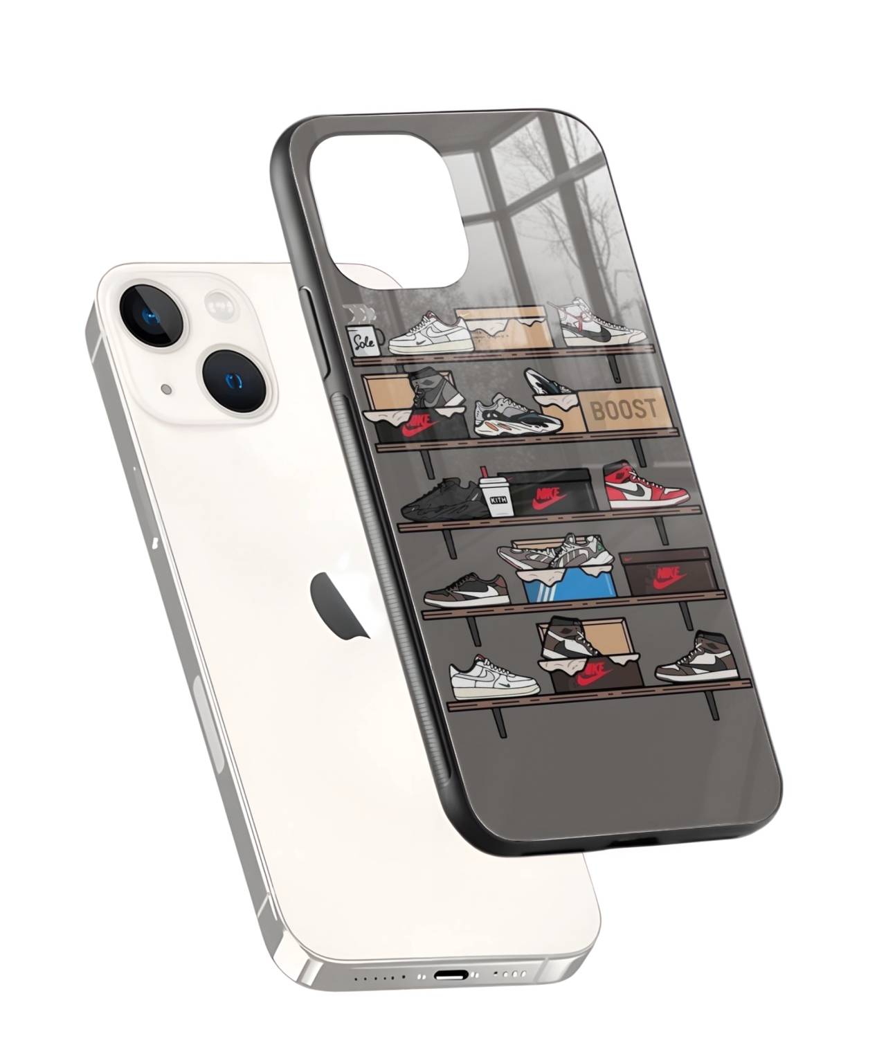 Sneaker Shelf Design Phone Case 2