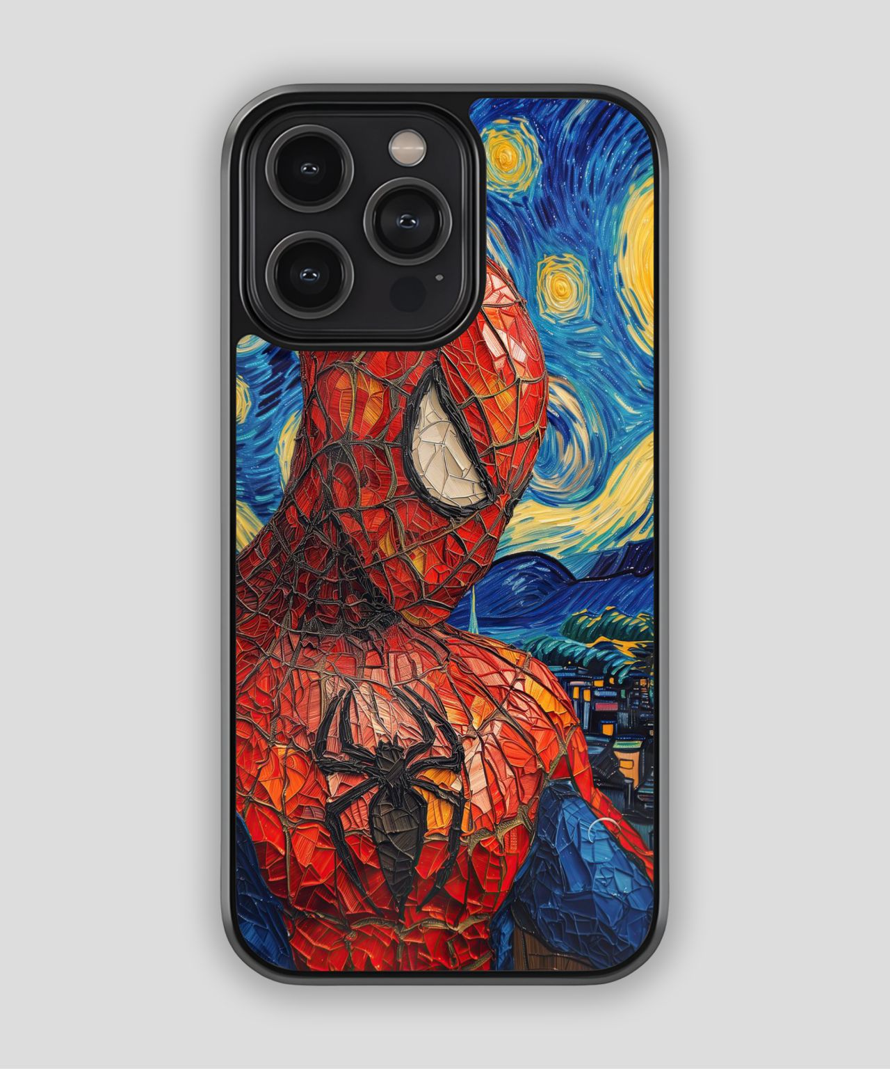 Spiderman Starry Night Phone Case 1