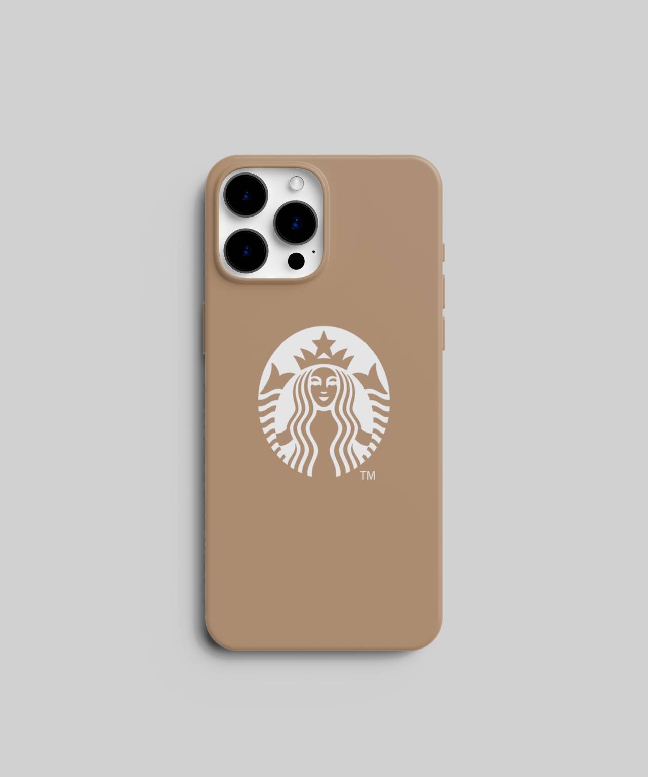 Starbucks Logo with Brown Background Mobile Case 2