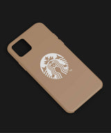 Starbucks Logo with Brown Background Mobile Case 4