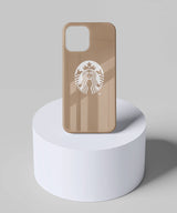 Starbucks Logo with Brown Background Mobile Case 6