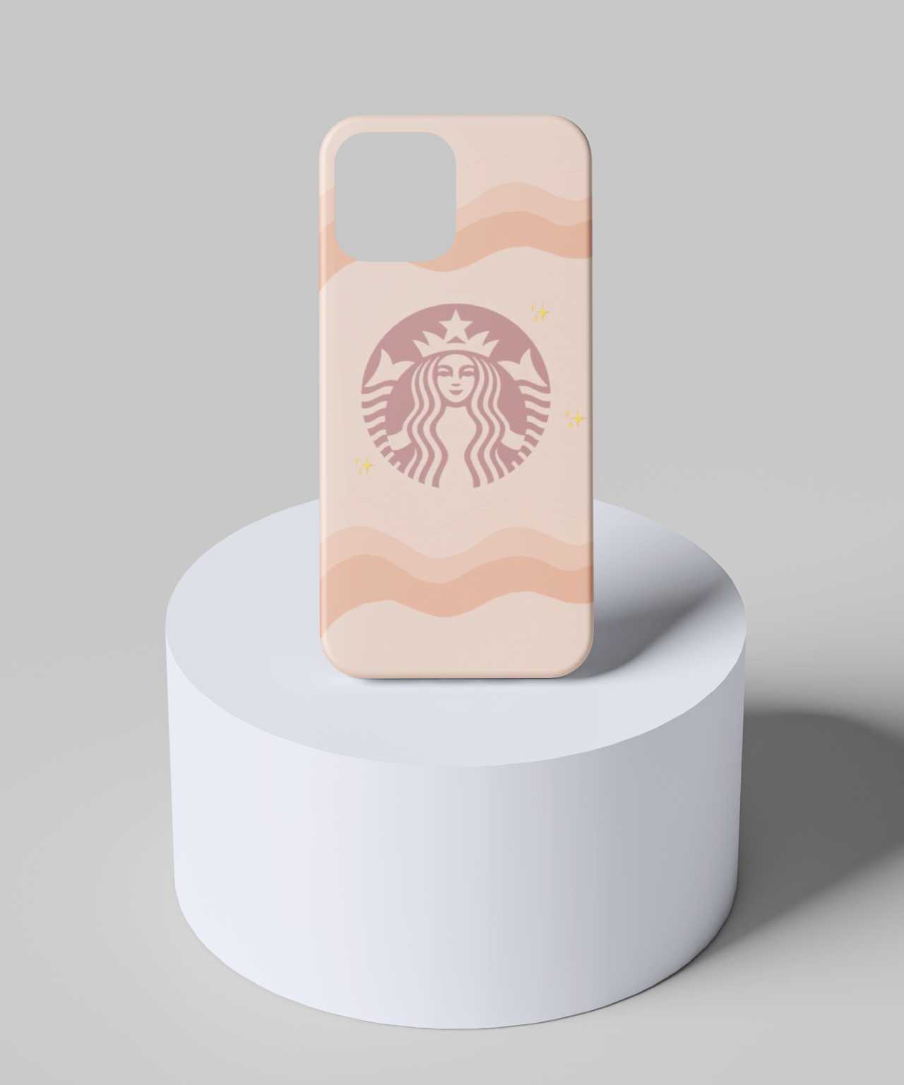 Starbucks Wave Design Mobile Case - PopCase