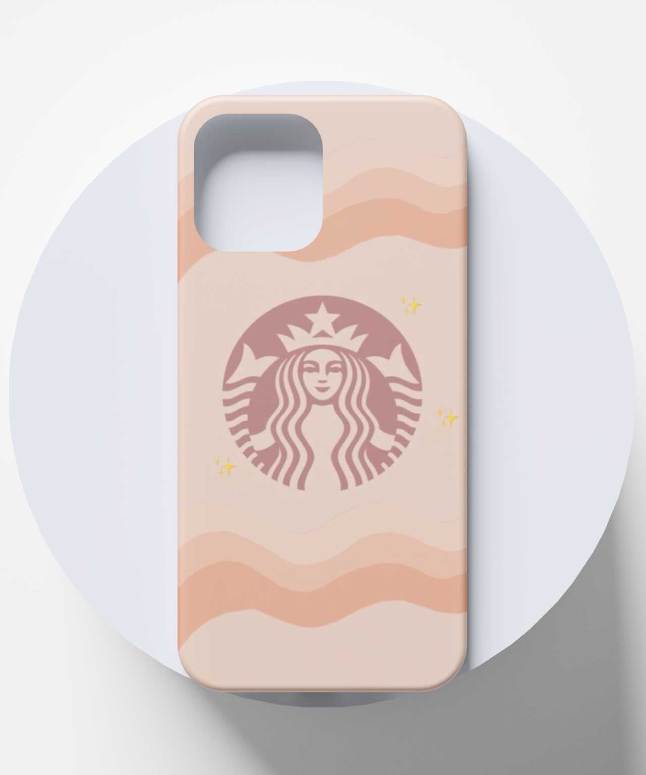 Starbucks Wave Design Mobile Case - PopCase