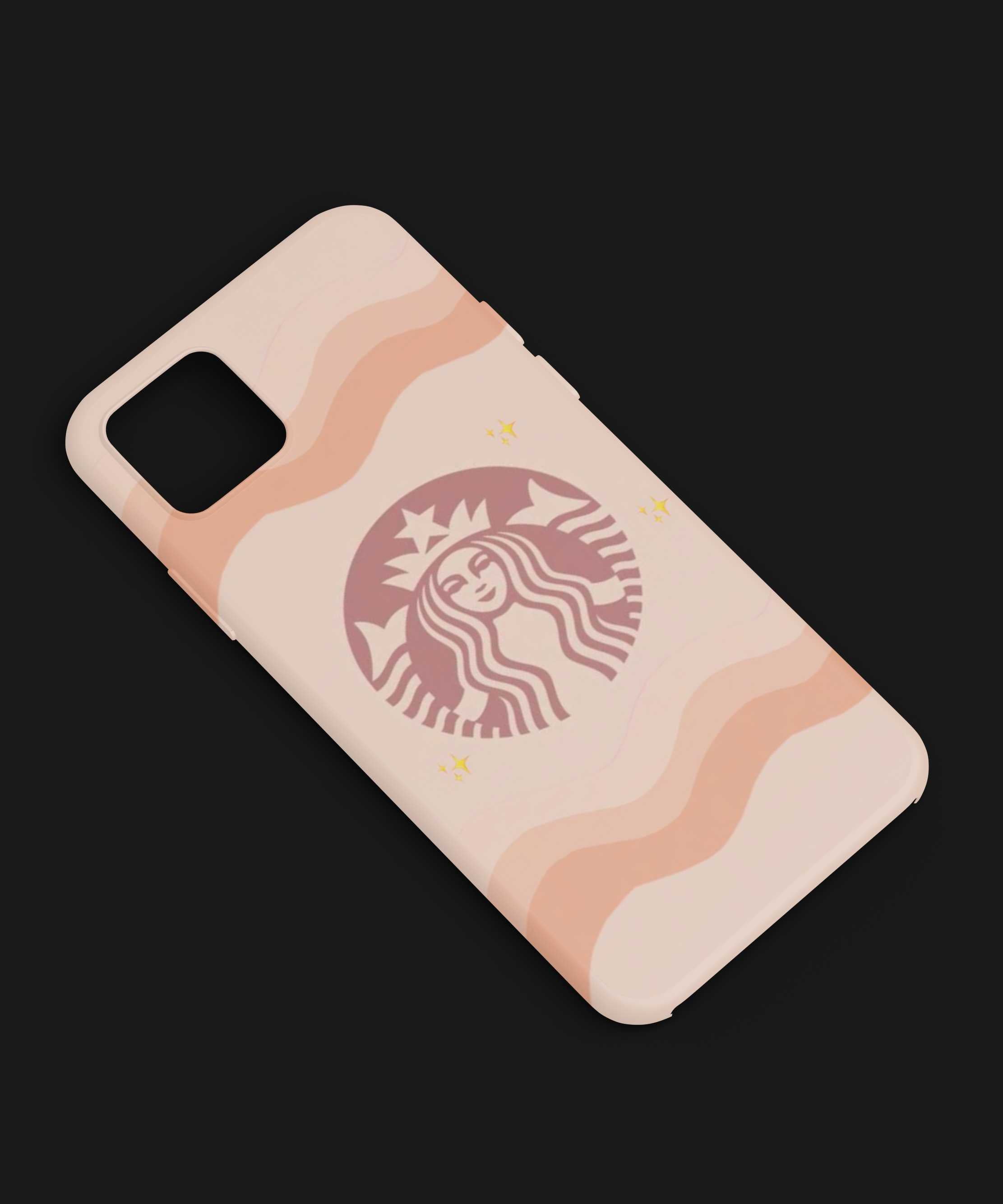 Starbucks Wave Design Mobile Case - PopCase