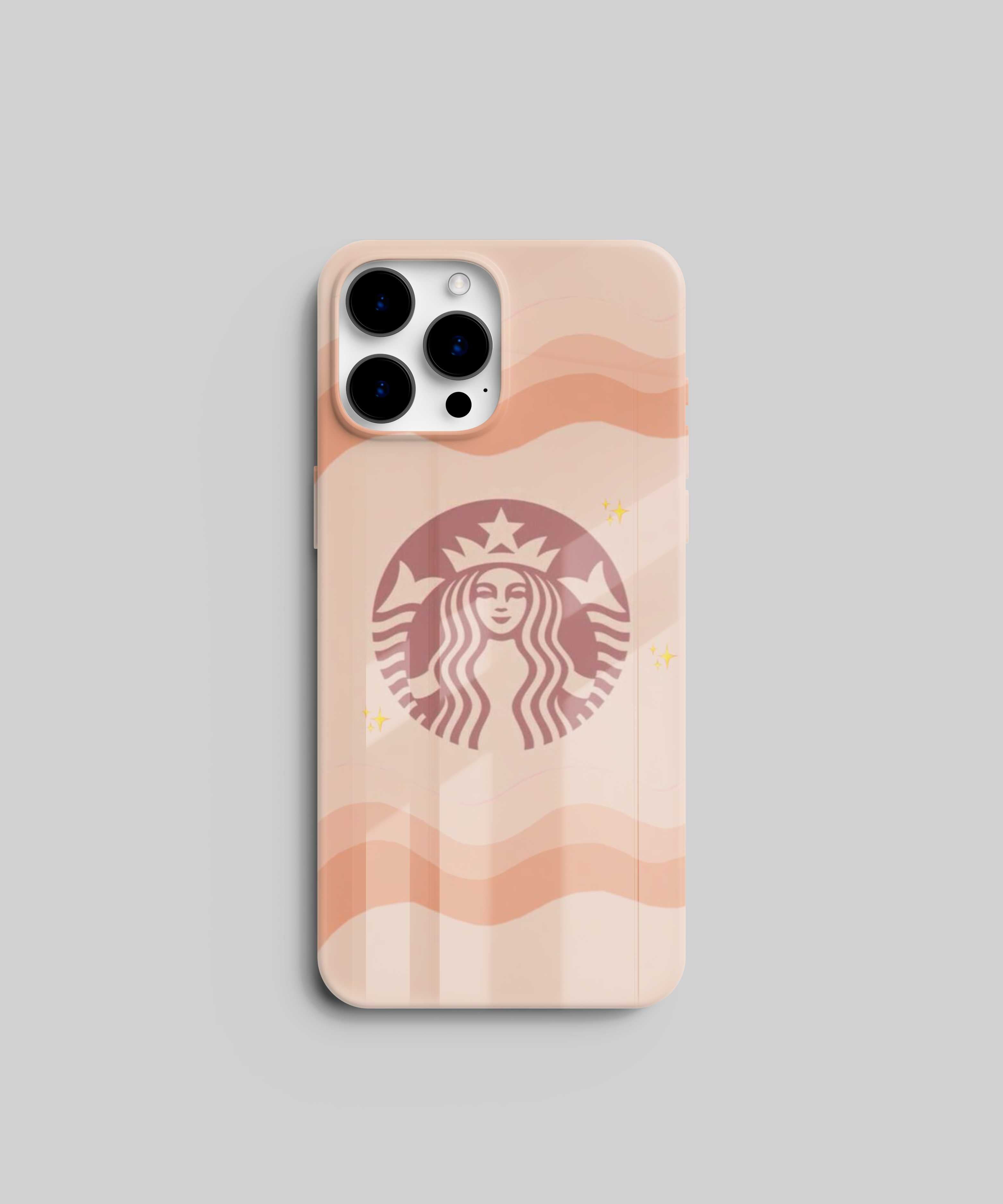 Starbucks Wave Design Mobile Case - PopCase