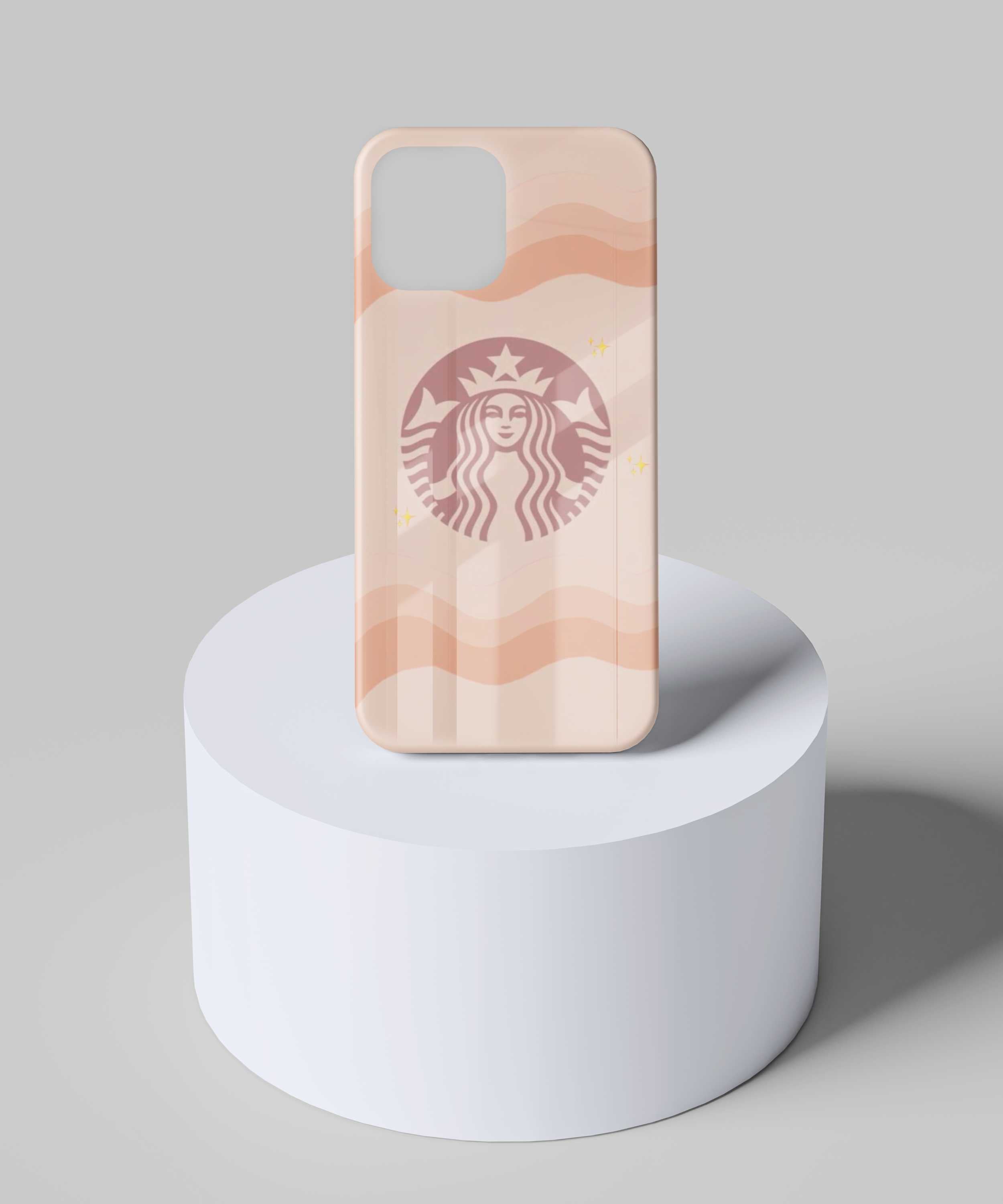 Starbucks Wave Design Mobile Case - PopCase