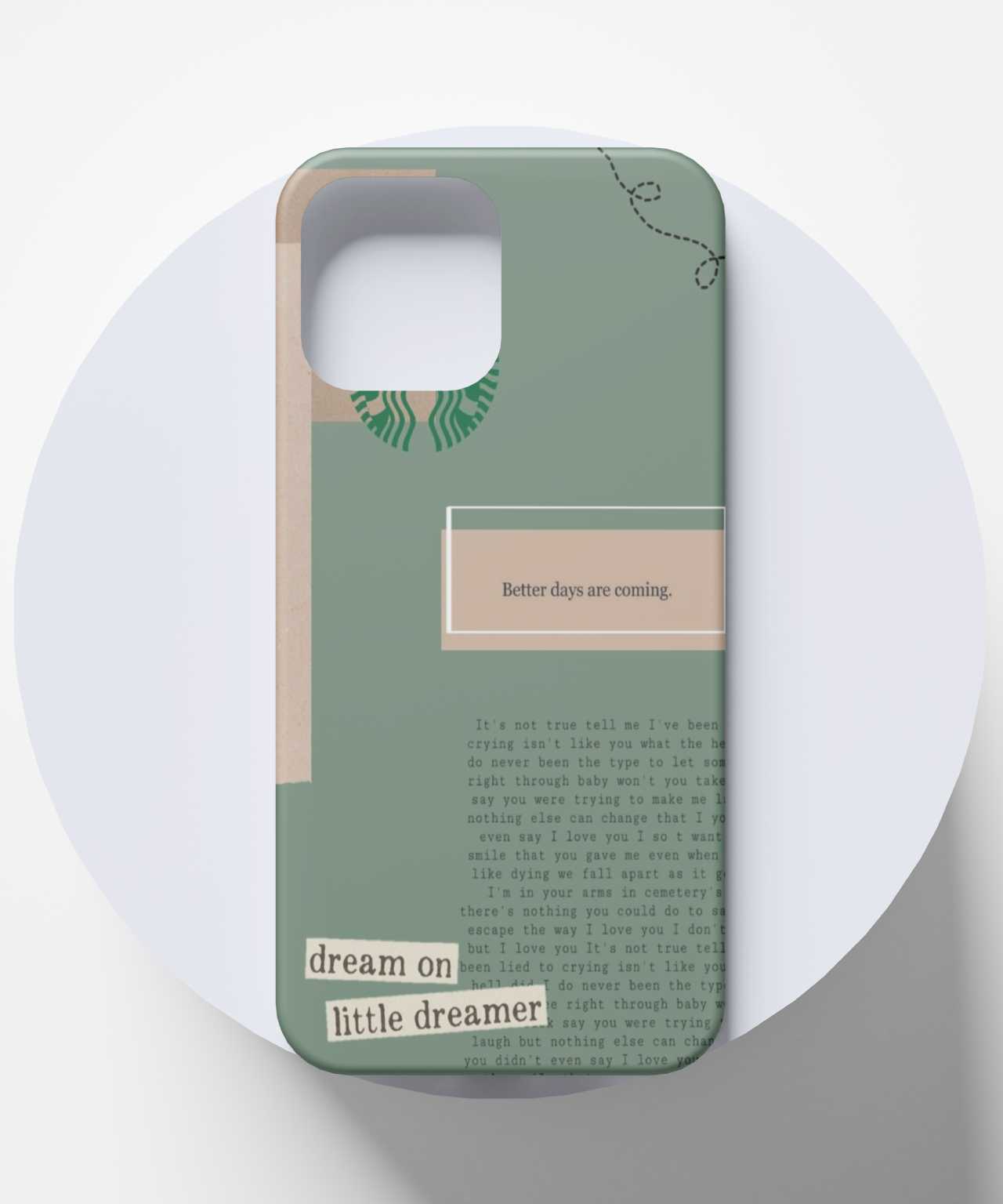 Starbucks Stylish messages Mobile Case - PopCase