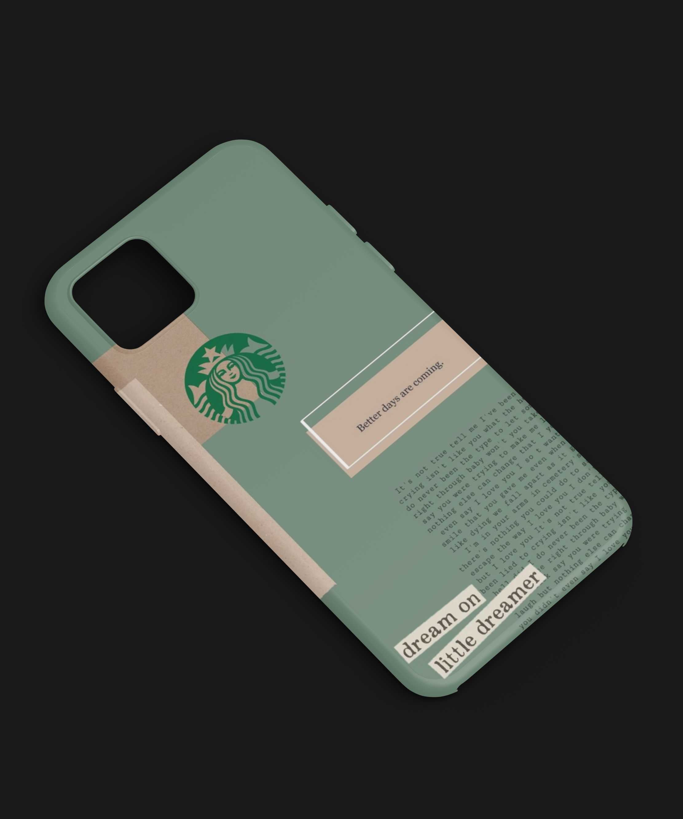 Starbucks Stylish messages Mobile Case - PopCase