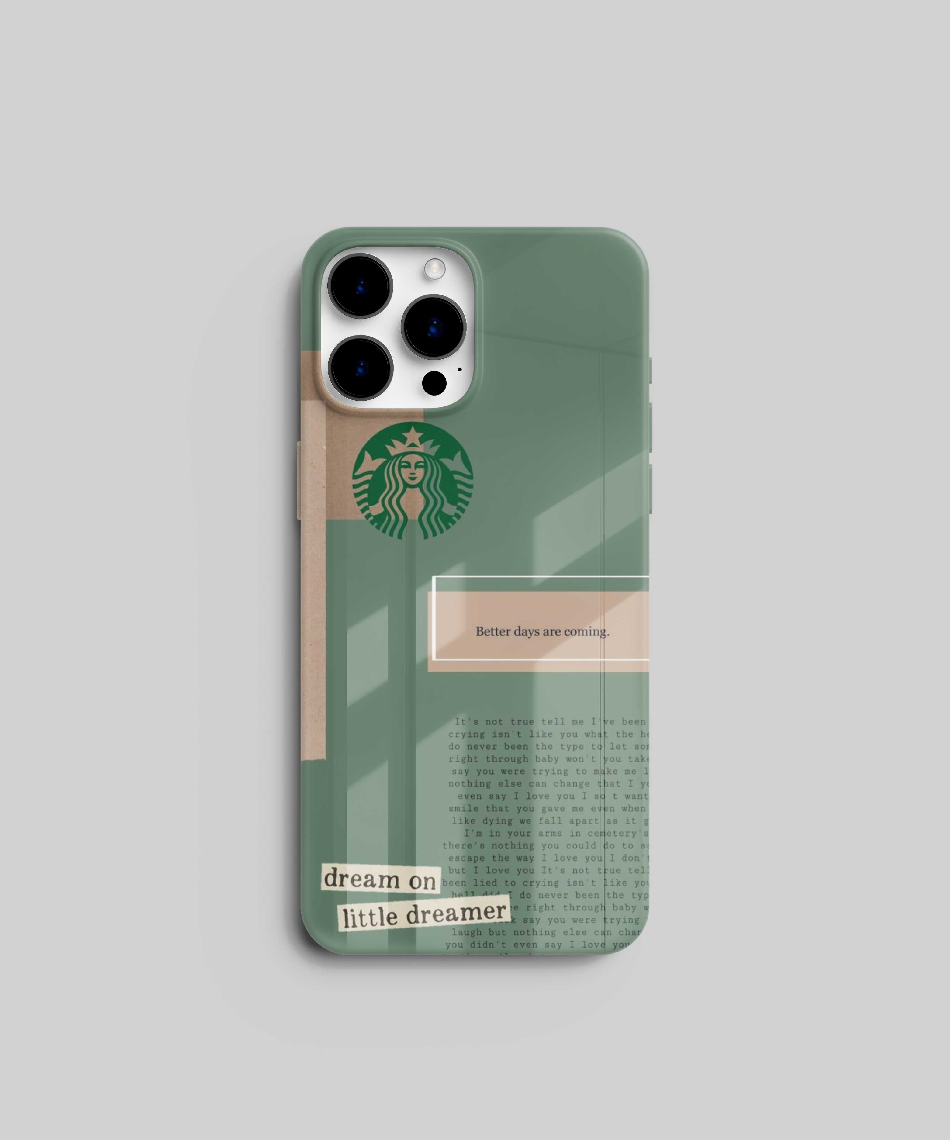 Starbucks Stylish messages Mobile Case - PopCase