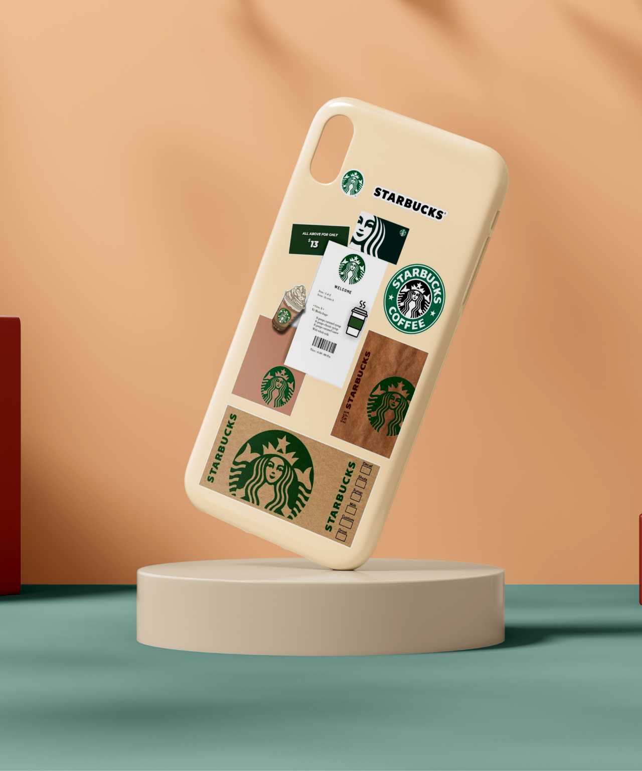 Stylish Starbucks Phone Cover - Elegant Design Featuring the Iconic Starbucks Logo, Compatible with iPhone cover, Samsung, Xiaomi, Vivo, Oppo, and More