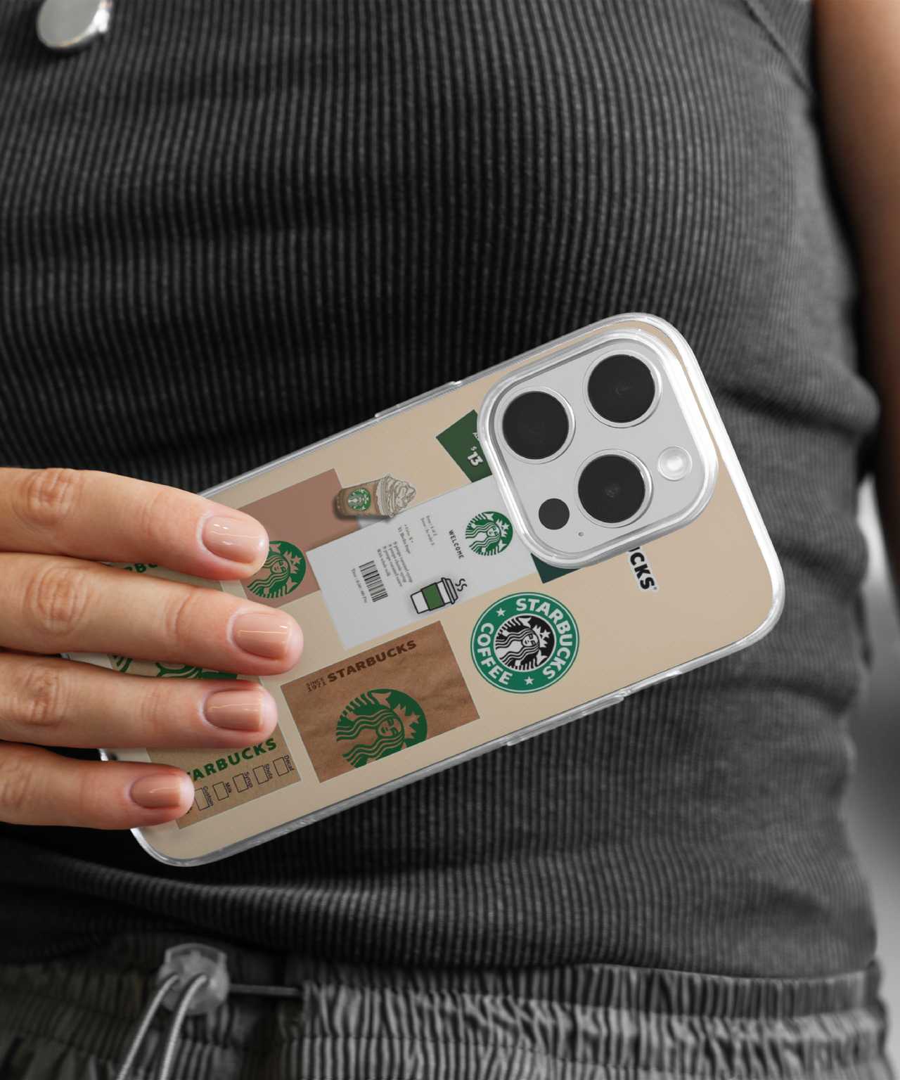 Stylish Starbucks Phone Cover - Elegant Design Featuring the Iconic Starbucks Logo, Compatible with iPhone cover, Samsung, Xiaomi, Vivo, Oppo, and More