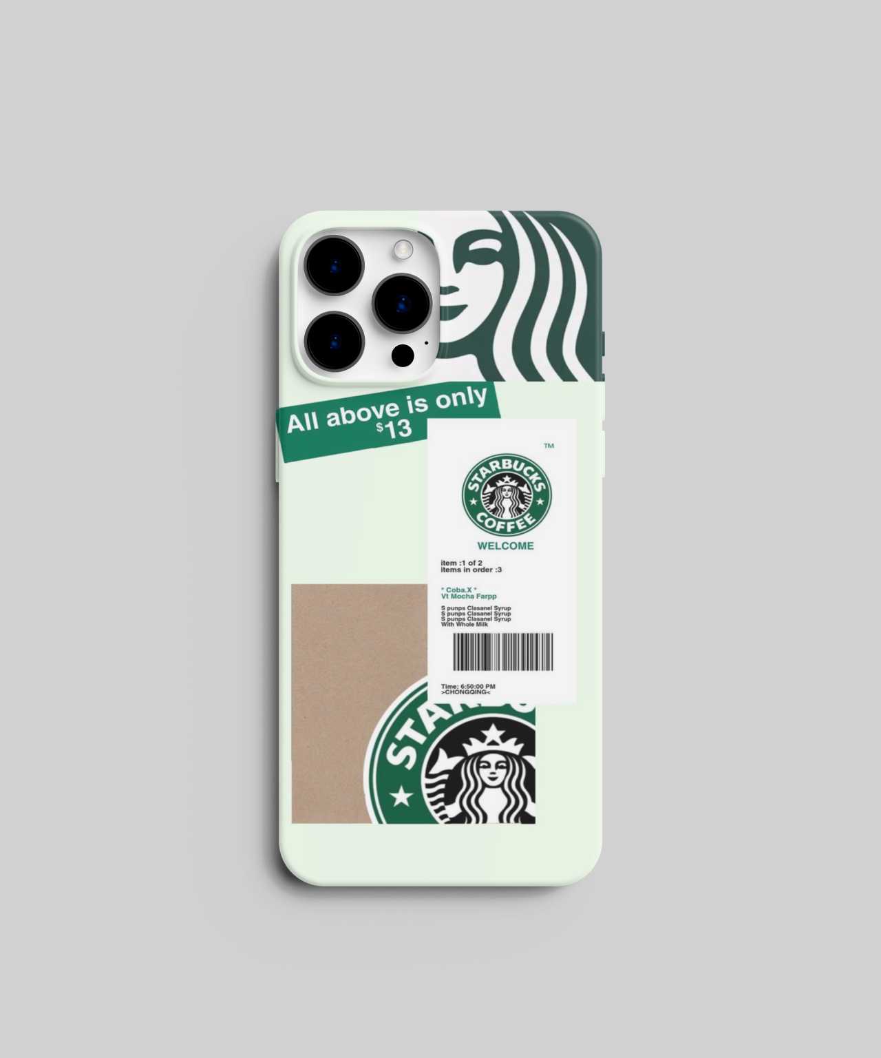 Starbucks Logo & Bill Mobile Case - PopCase