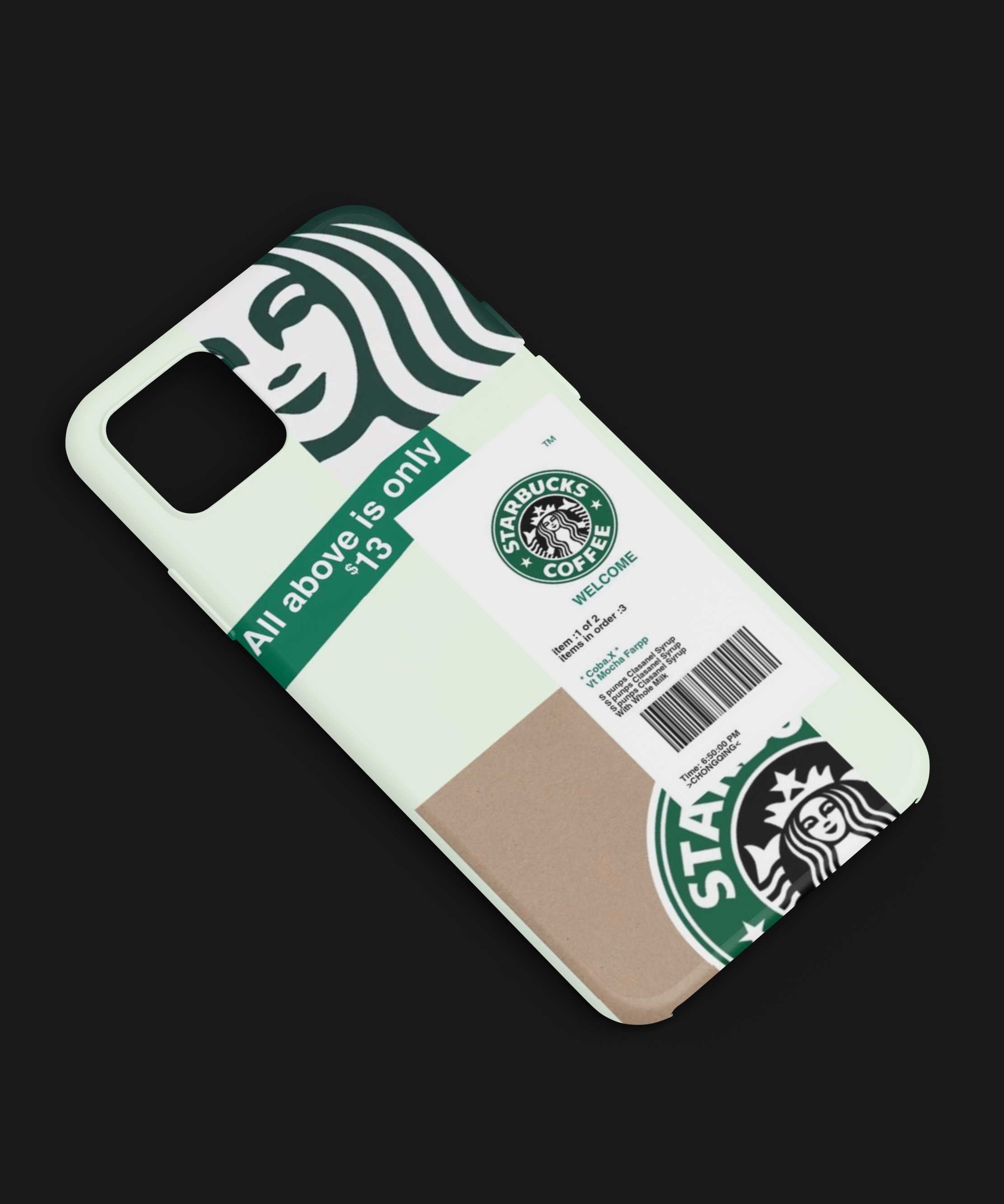 Starbucks Logo & Bill Mobile Case - PopCase