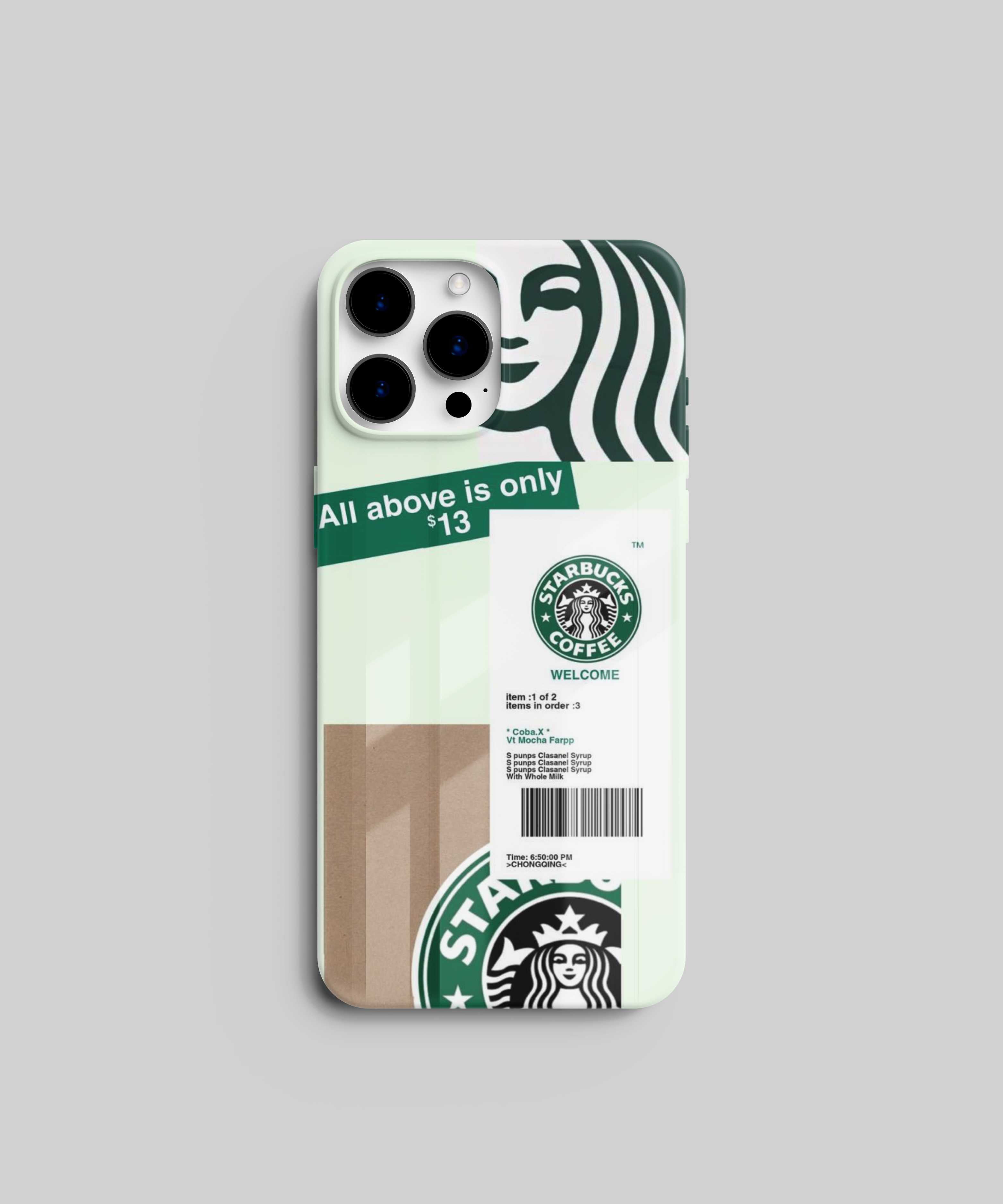 Starbucks Logo & Bill Mobile Case - PopCase