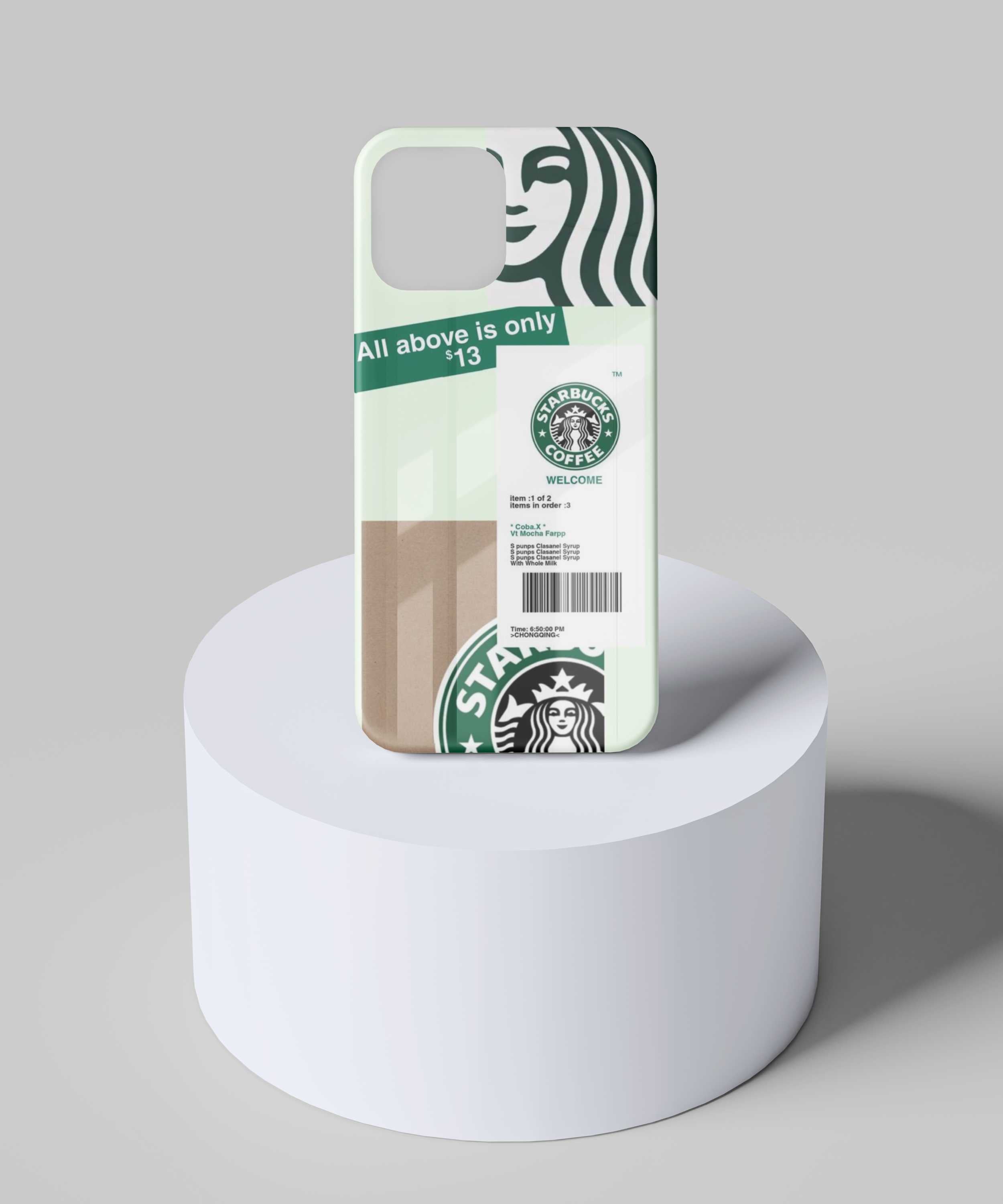 Starbucks Logo & Bill Mobile Case - PopCase