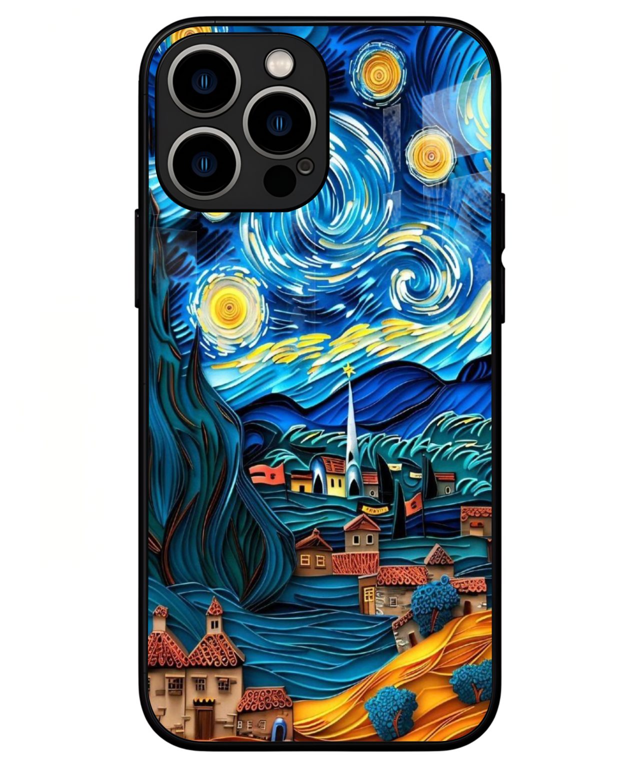 Starry Night Art-Inspired Case iphone 13 pro max back cover 1