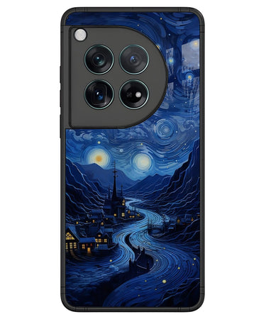 Starry Night Fantasy Phone Case for OnePlus 12.