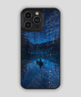 Starry Night Lake Scene Phone Case 1