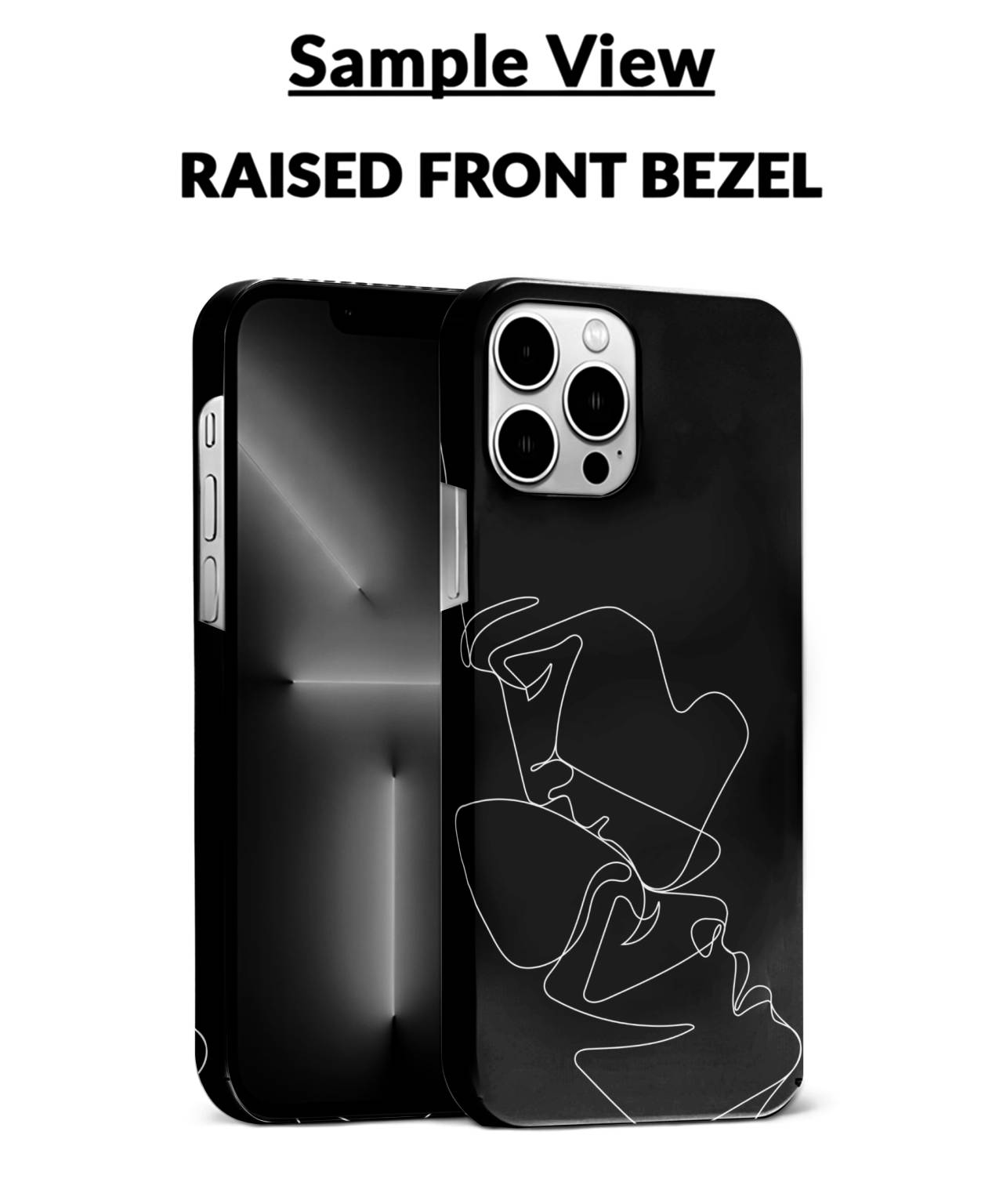 Stylish-Abstract-Face-Line-Art-Black-Case-and-Cover-Studio-Shoot-3 3