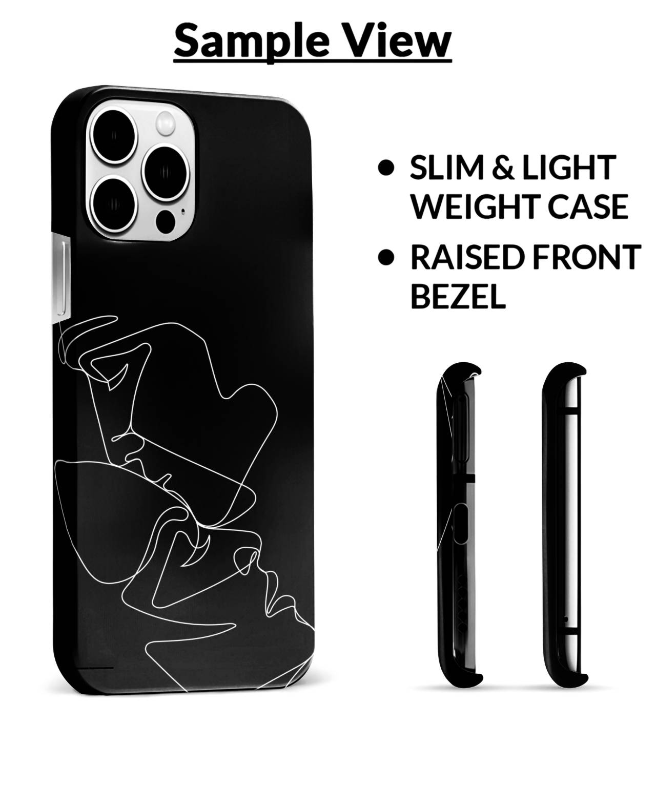 Stylish-Abstract-Face-Line-Art-Black-Case-and-Cover-Studio-Shoot-4 4
