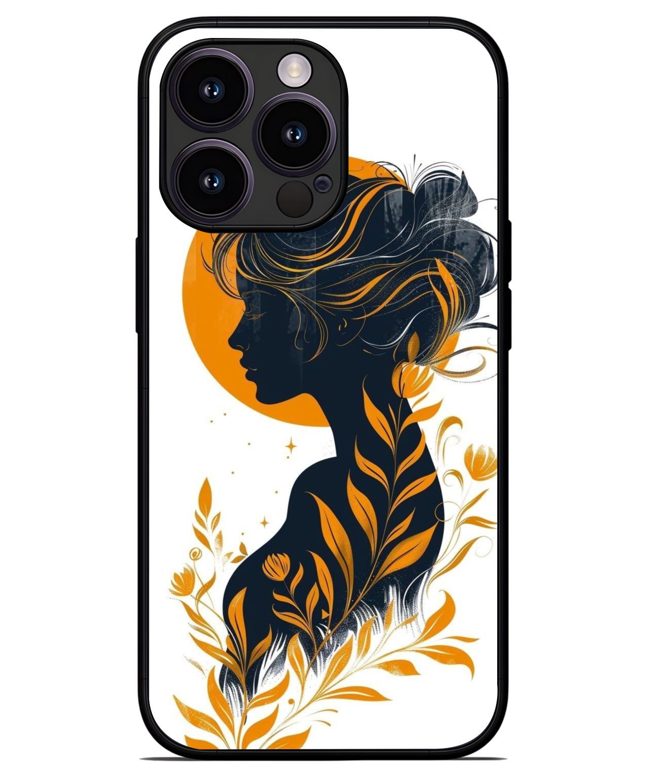 Sunlit Silhouette Floral iphone 13 pro back cover 1