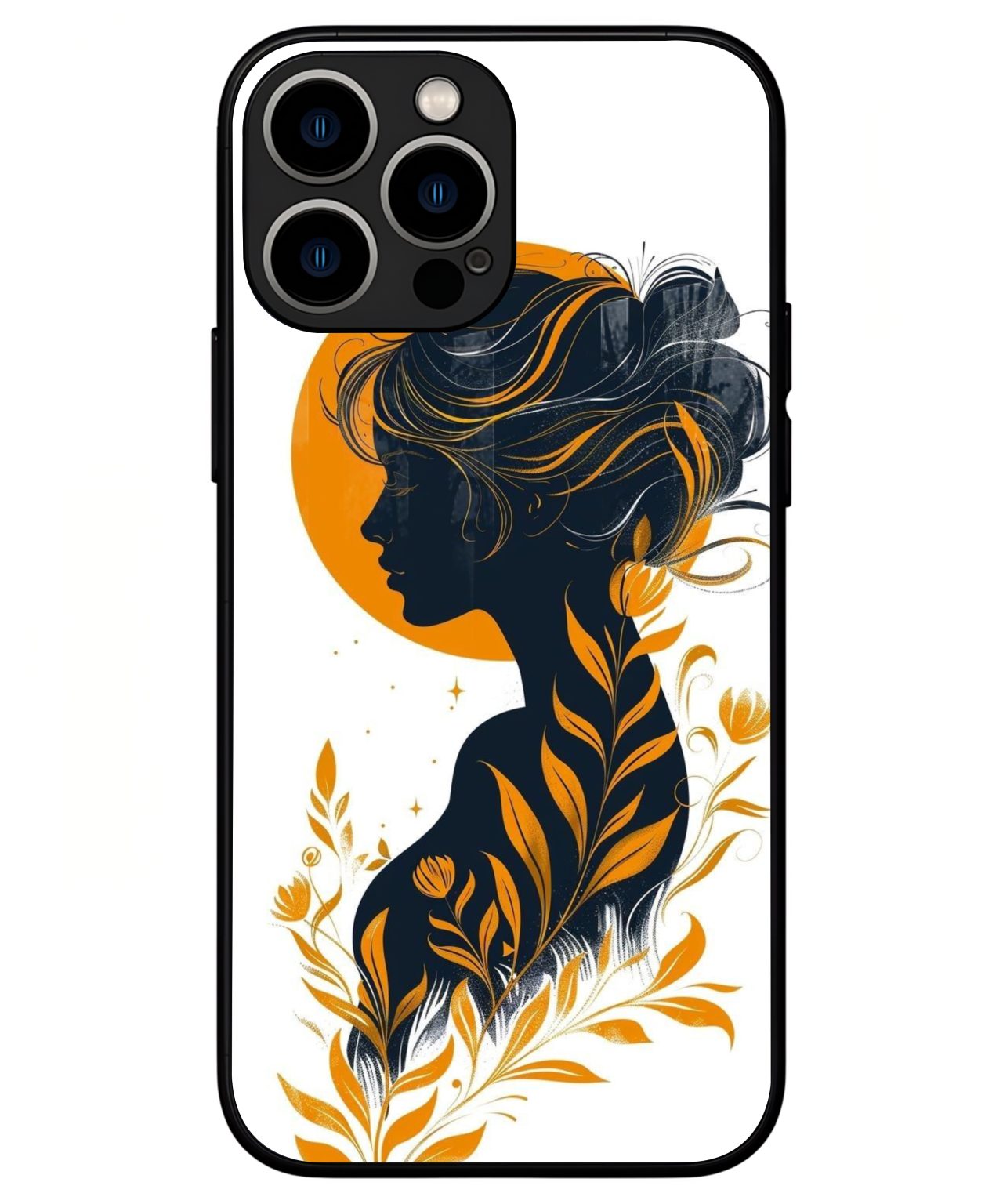 Sunlit Silhouette Floral iphone 13 pro max back cover 1
