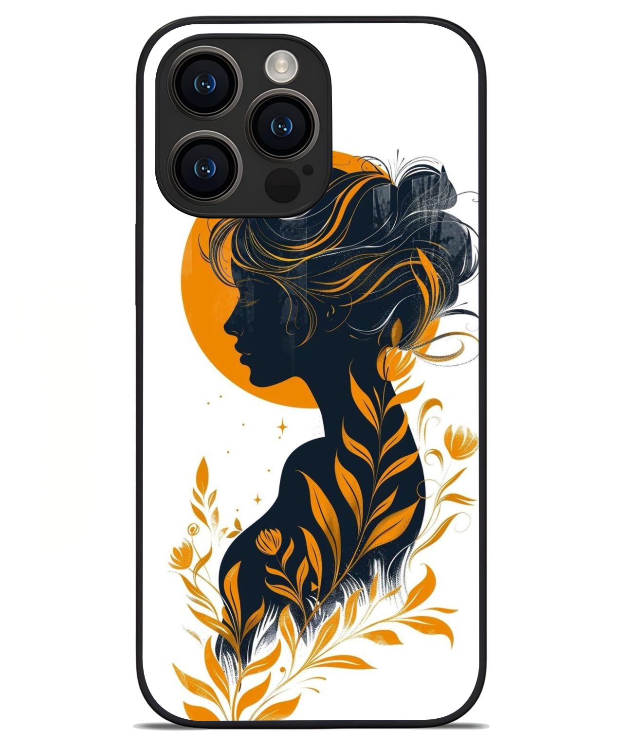 Sunlit Silhouette Floral iphone 14 pro max back cover 1
