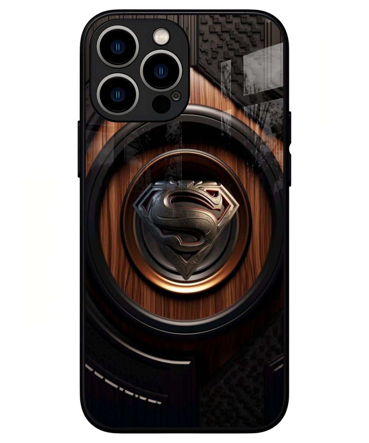 Superman Steel Emblem iphone 13 pro max back cover 1