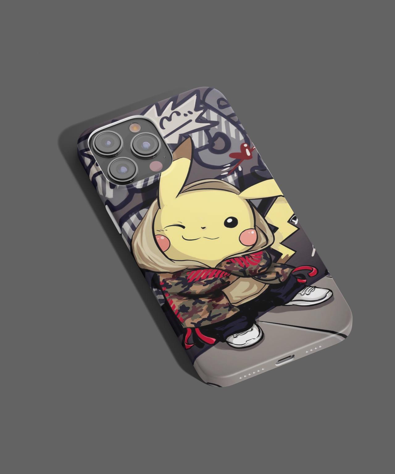 Sweet Pikachu with Hoodie Mobile Case 3