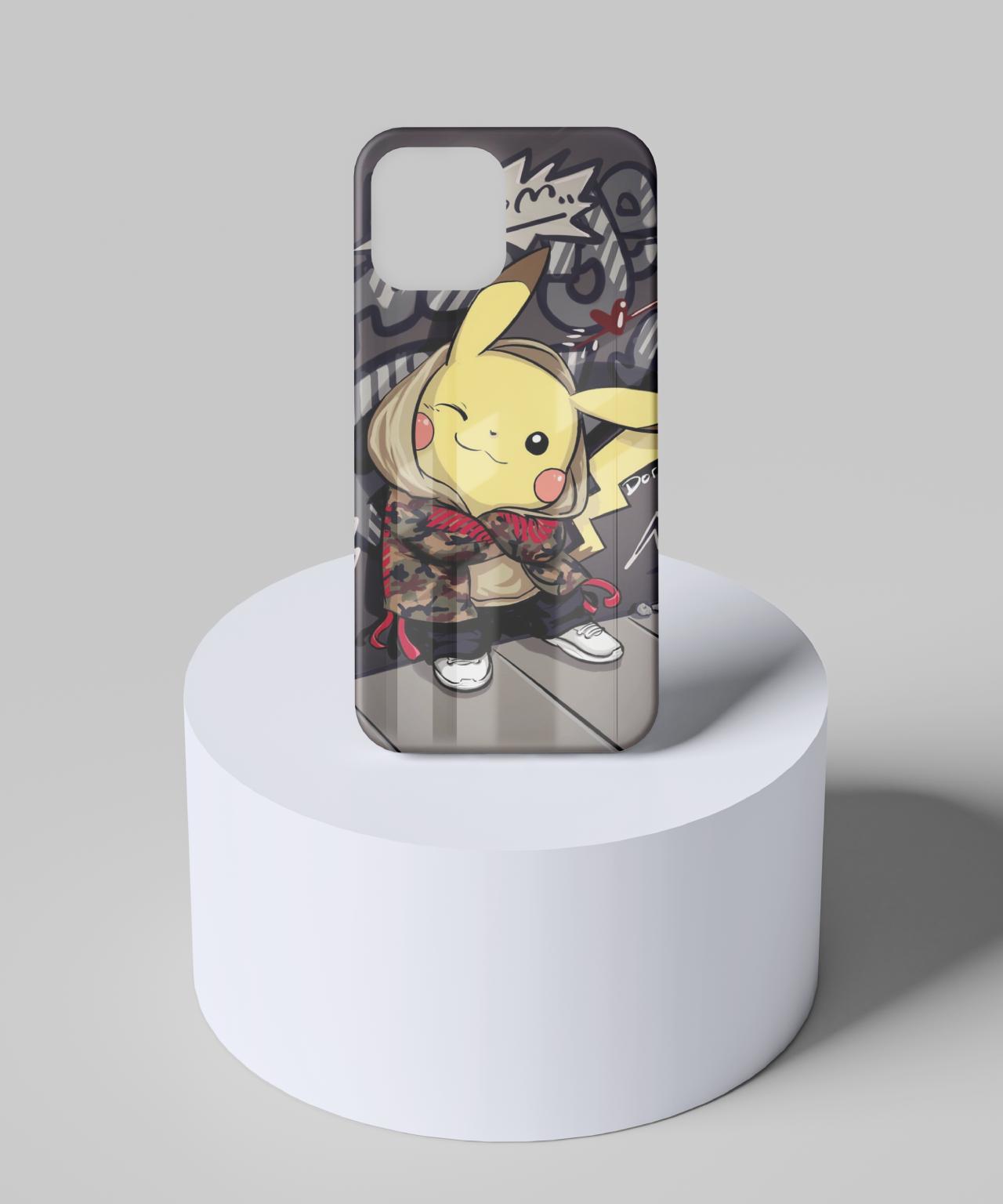 Sweet Pikachu with Hoodie Mobile Case 6