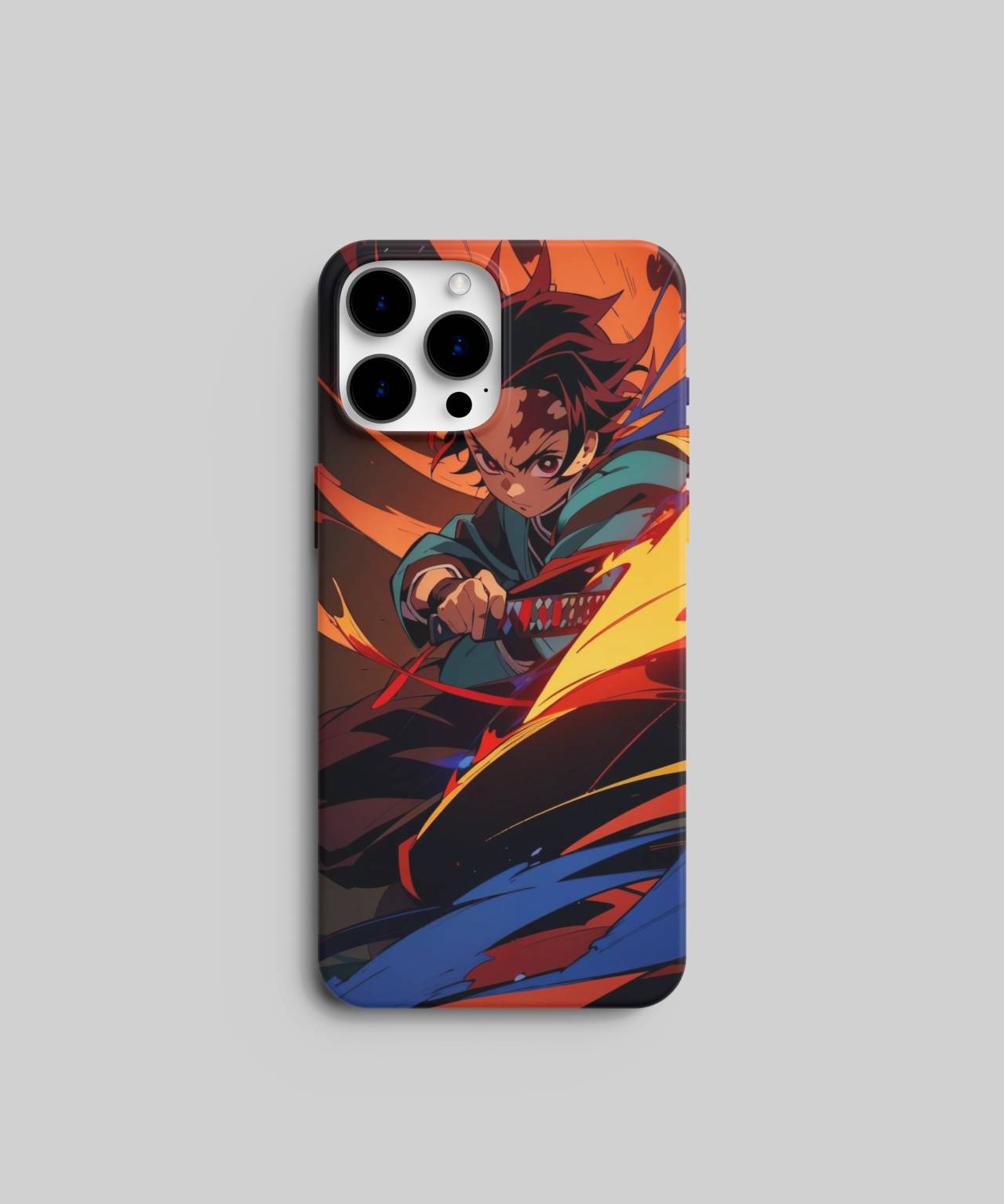 Tanjiro Kamado Action Design Phone Case and Cover 1