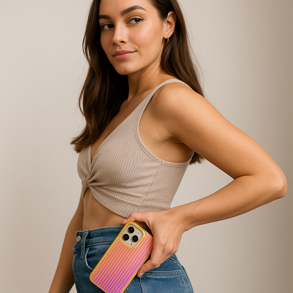 Tough Groove Phone Cases 2 Pink