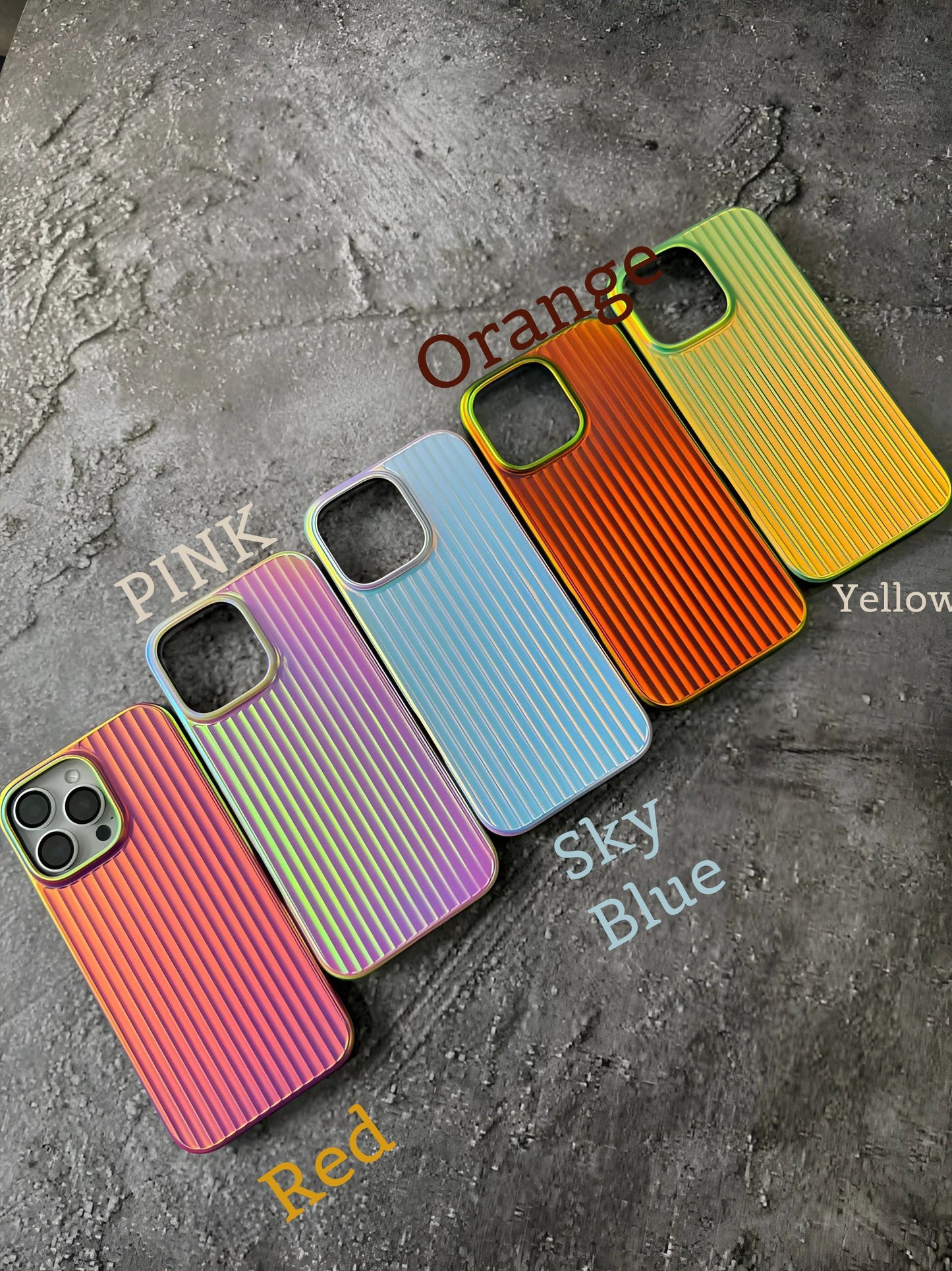 Durable & Stylish Tough Groove Phone Case – Colorful Ribbed Protection for Your Device