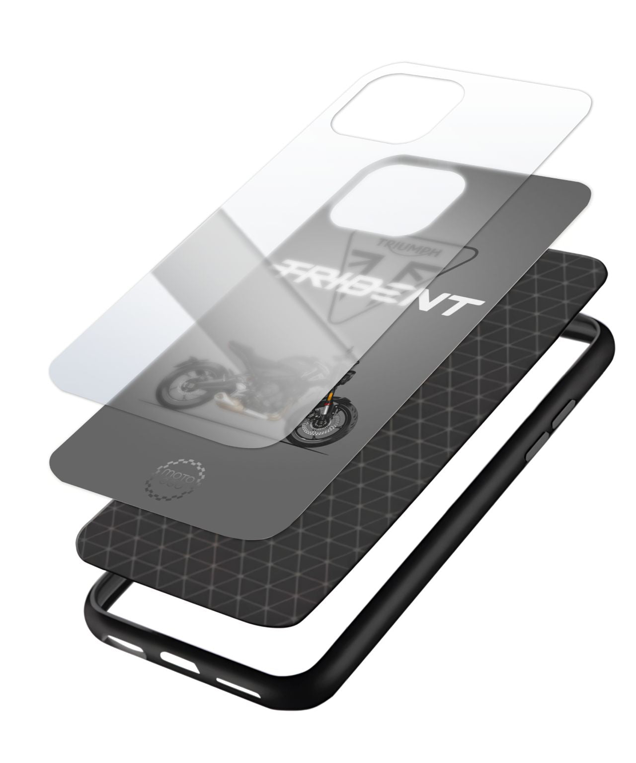 Triumph Rider Glass Case 1