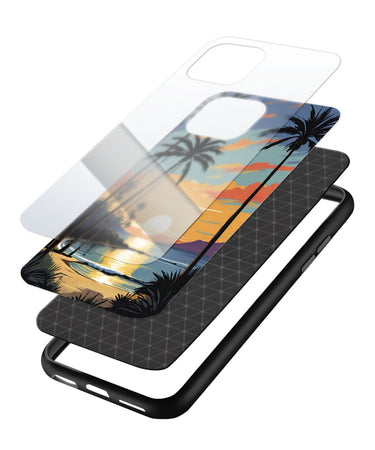 Tropical Beach Sunset Phone Case and Cover 3
